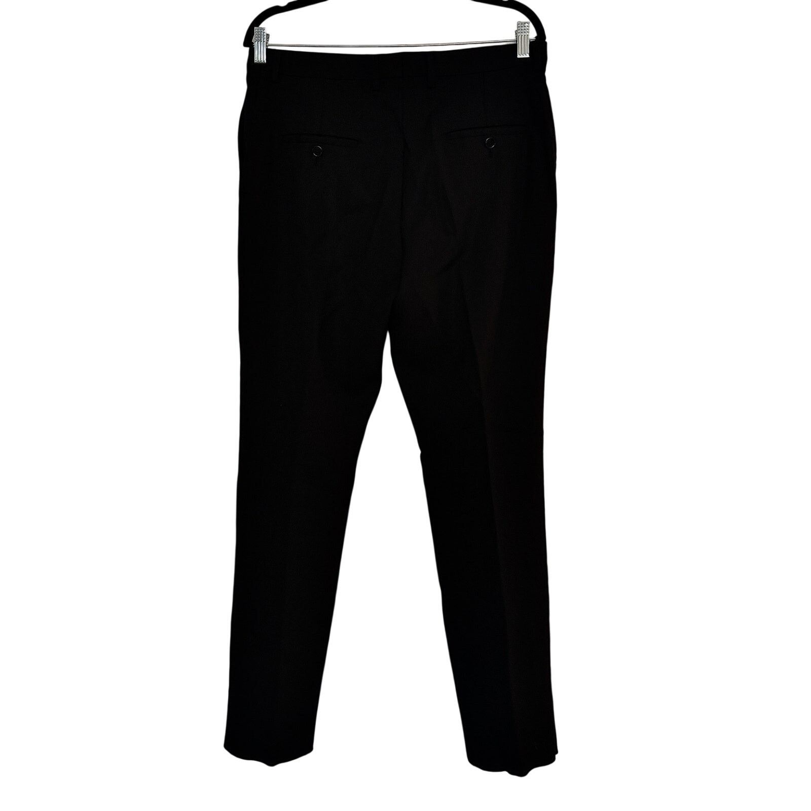 Celine Celine Classic Black Pants in Wool Gabardine Size US 32 / EU 48 - 2 Thumbnail