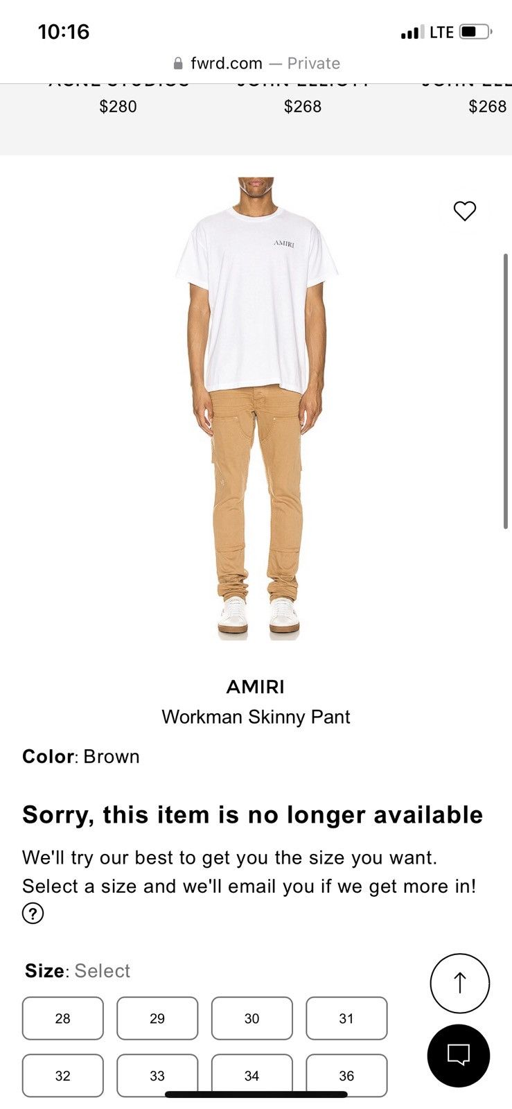 Amiri Amiri Workman Pants LIMITED EDITION Size US 30 / EU 46 - 3 Thumbnail