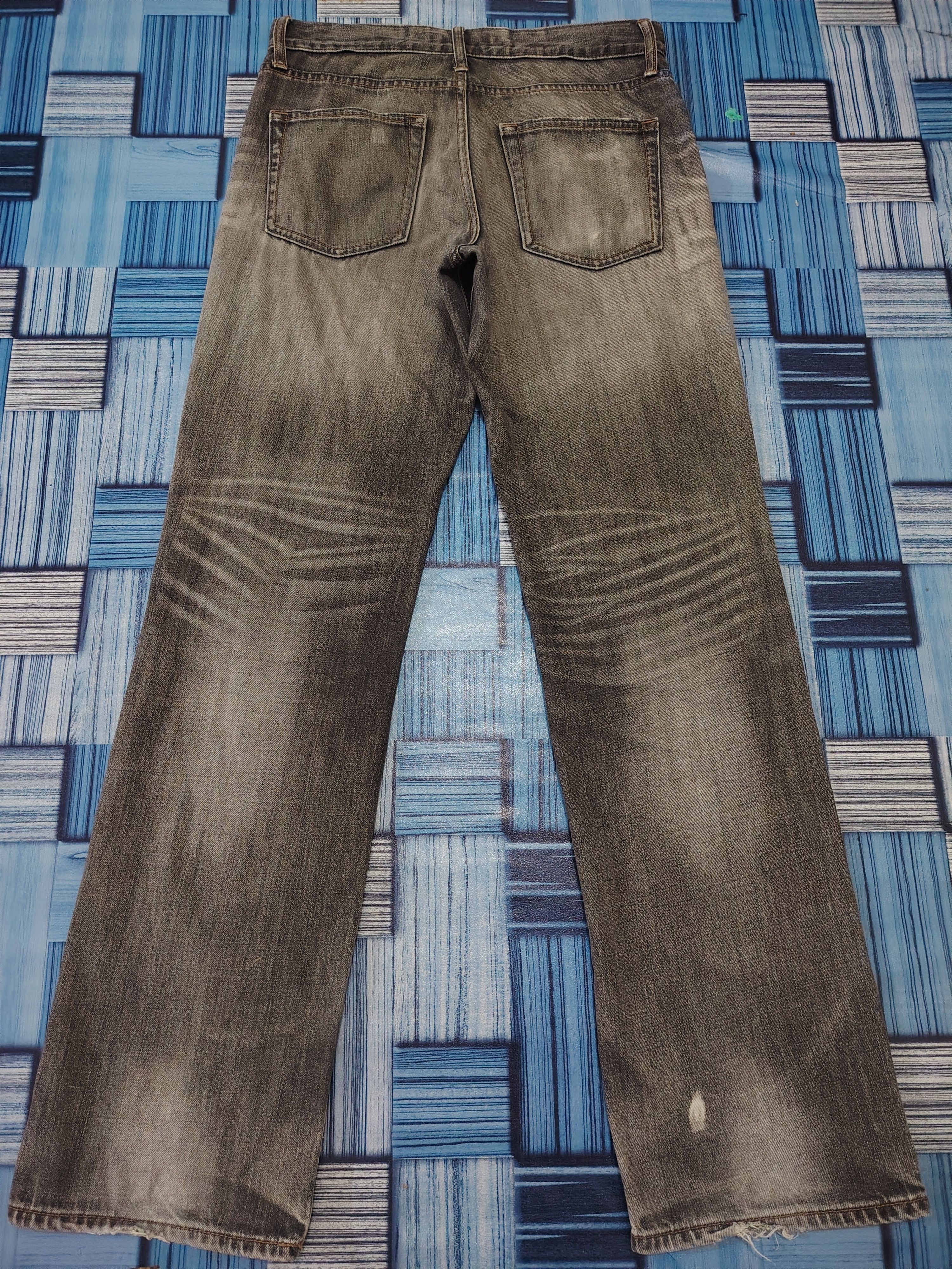 Ne-Net Japanese Net Jeans Distressed Jeans Ripped Jeans Mudwash Size US 31 - 14 Thumbnail