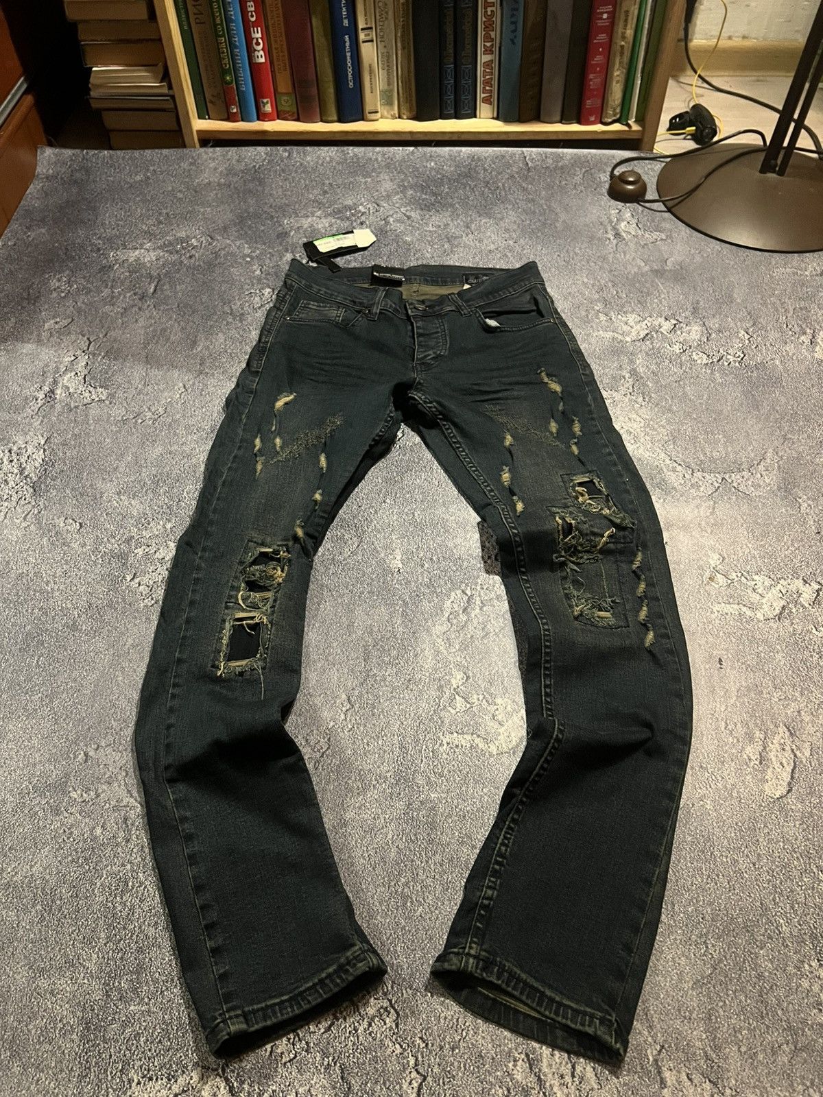 Vintage Distressed Streetwear Swag Skinny / Hysteric Glamour Style Size US 30 / EU 46 - 1 Thumbnail