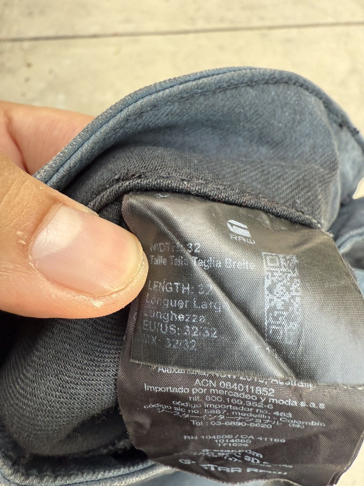 G-Star Motac Sec 3D Slim Jeans in Blue Gray size 32x32 Size US 32 / EU 48 - 4 Thumbnail