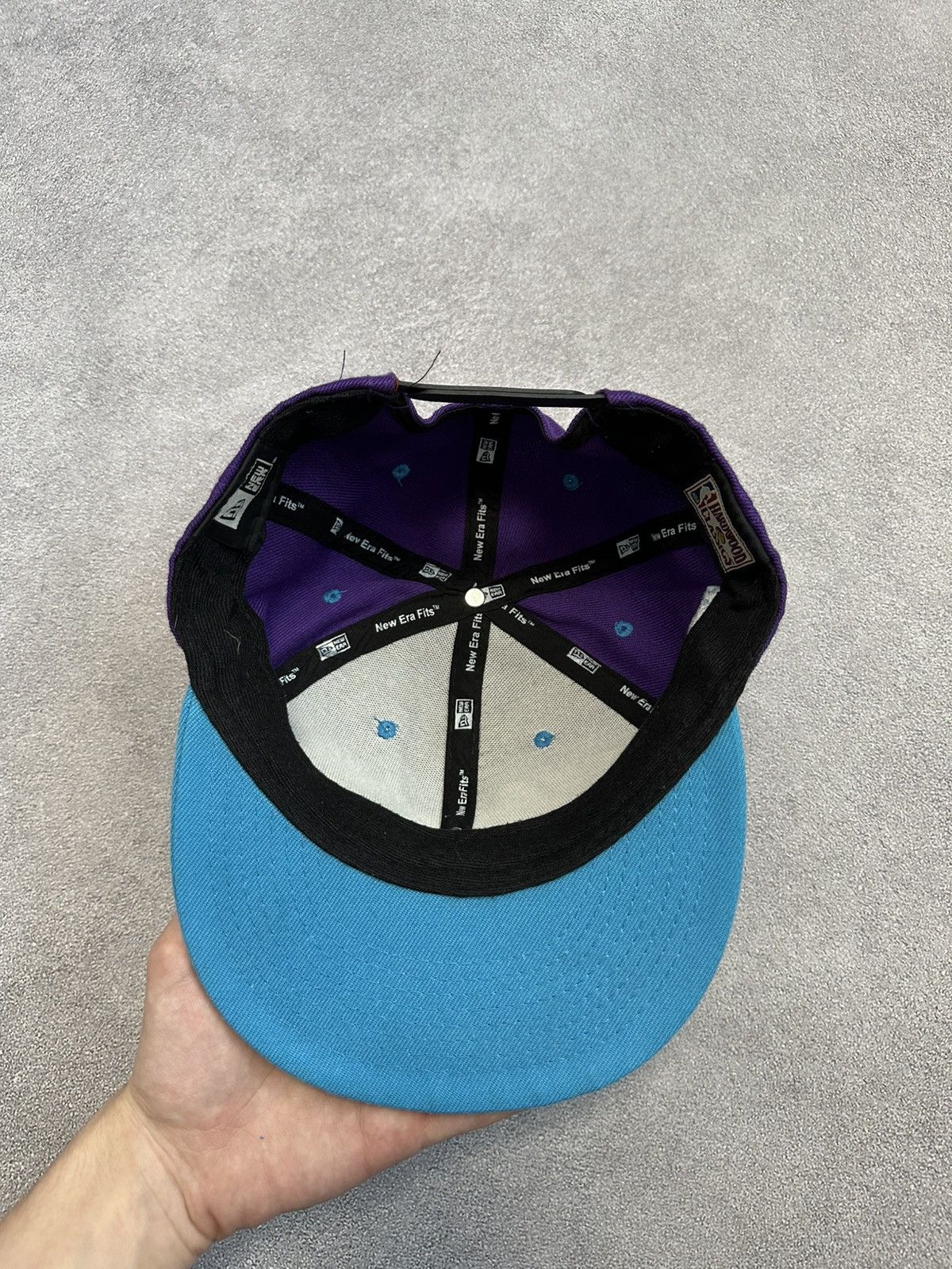 NBA Vintage Charlotte Hornets Cap 90s NBA Retro Hat Size ONE SIZE - 4 Thumbnail