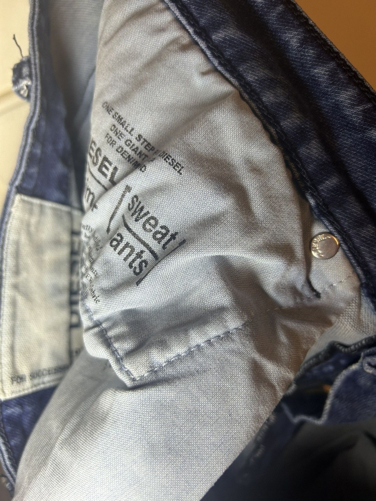 Diesel Diesel trompe l'oeil jean sweatpants Size US 34 / EU 50 - 20 Thumbnail