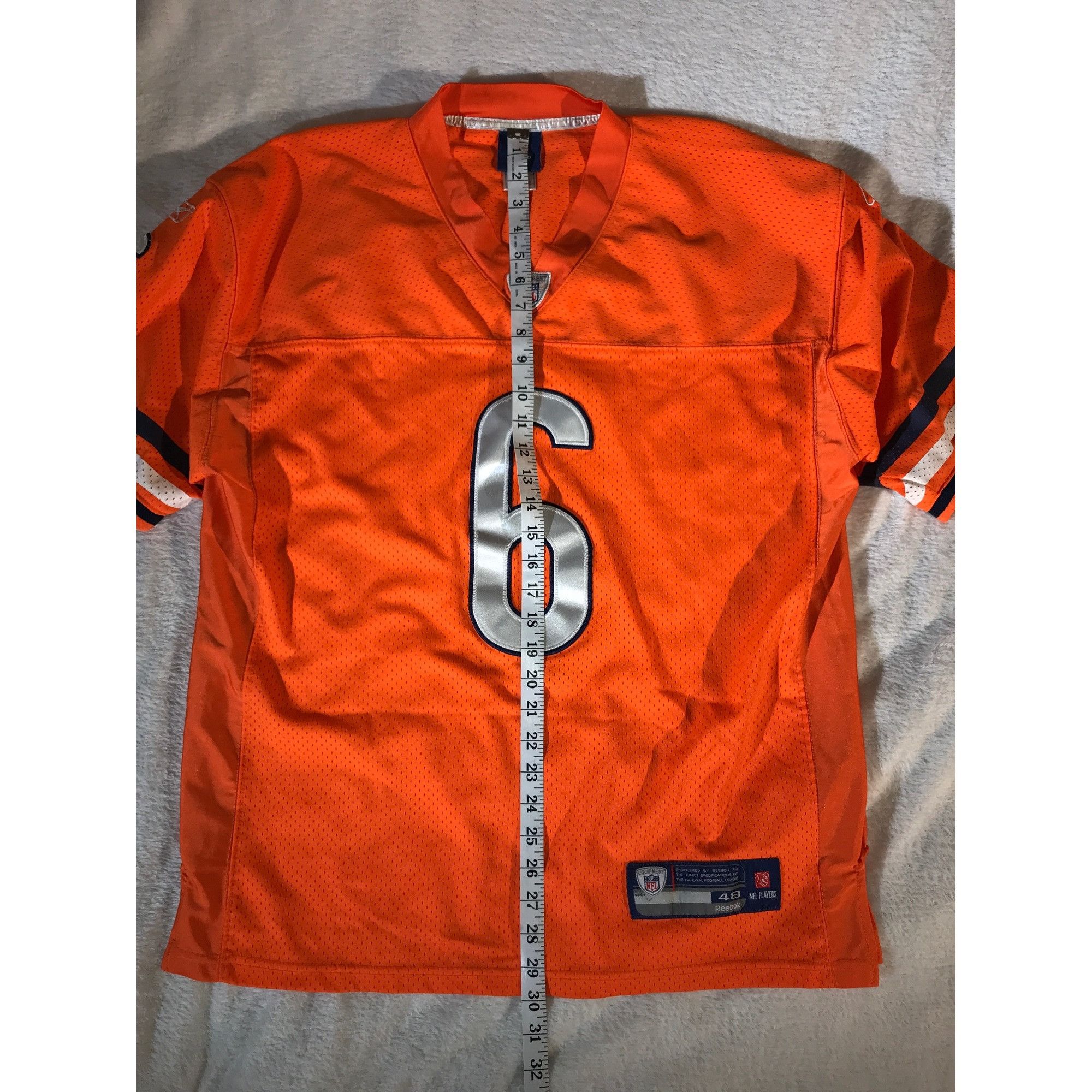 Reebok Reebok Mens NFL Orange Chicago Bears Jay Cutler Throwback Je Size US M / EU 48-50 / 2 - 5 Thumbnail