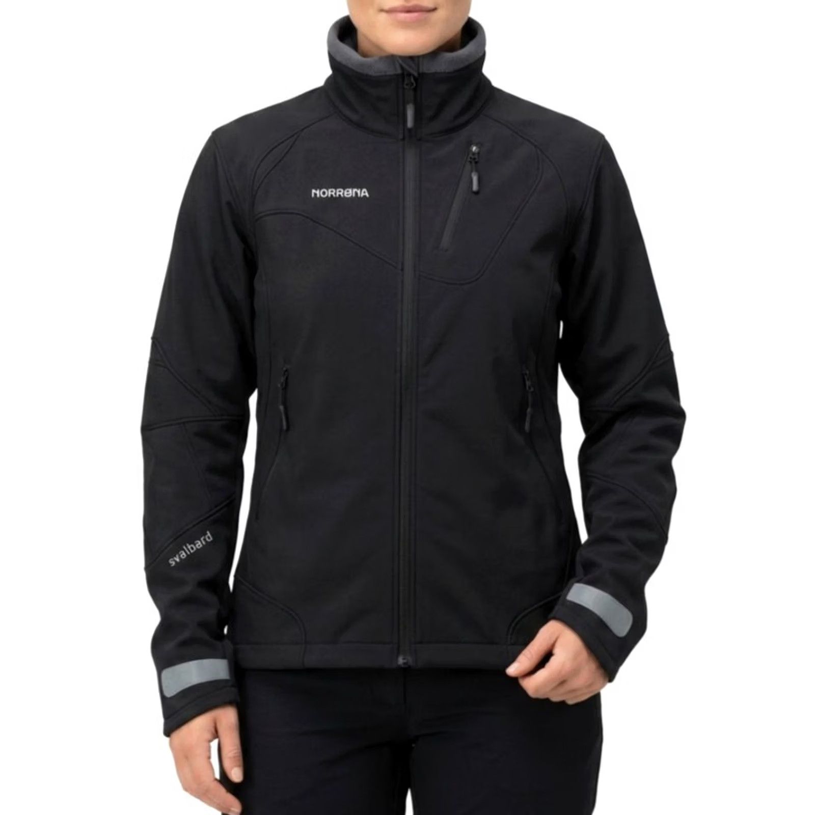 Vintage Norrona Svalbard Flex1 Soft Shell Jacket Women Size S Black Size S / US 4 / IT 40 - 2 Thumbnail