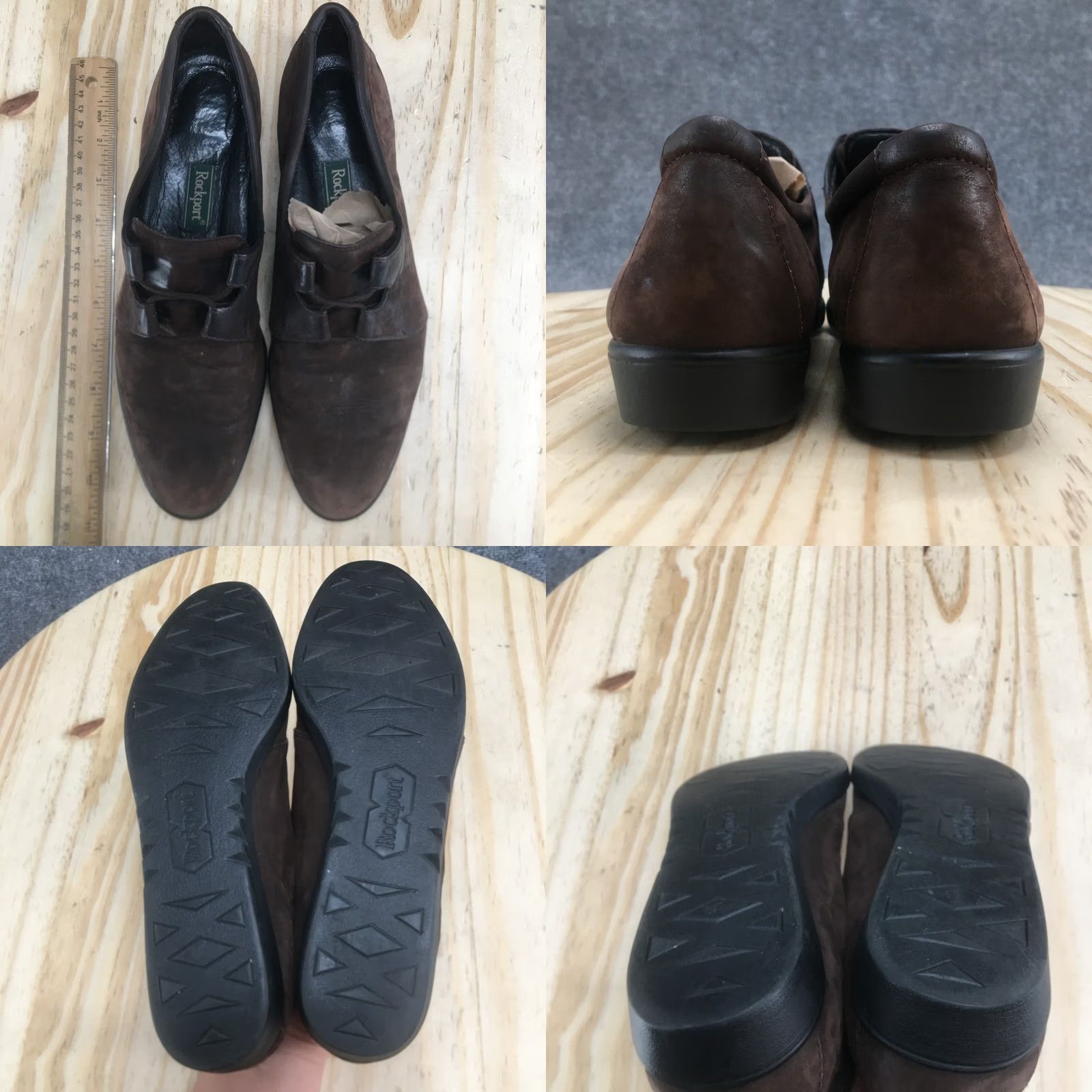 Rockport Rockport Oxford Dress Shoes Womens 9 Brown Lace Up Almond Toe Casual Comfort Shoes Size M / US 6-8 / IT 42-44 - 8 Thumbnail