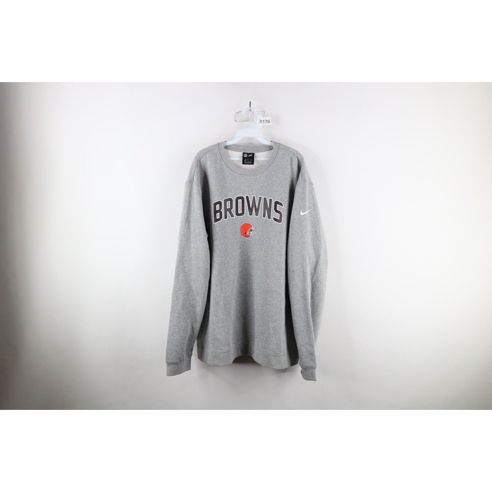 Nike Nike Spell Out Block Letter Cleveland Browns Sweatshirt 3XL Size US XXL / EU 58 / 5 - 1 Thumbnail