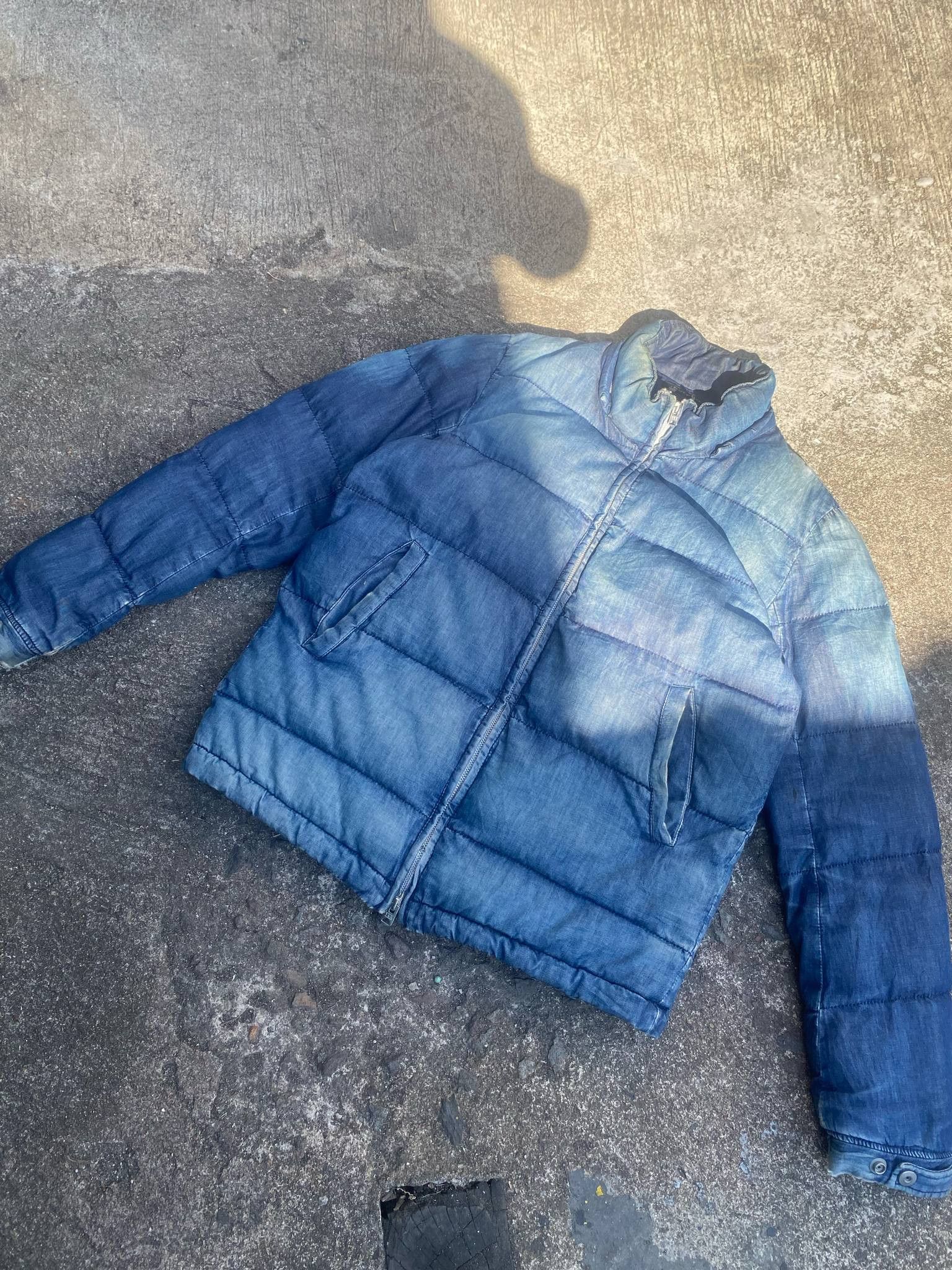 GOSTAR DE FUGA Rare Gostar De Fuga Denim Padded Puffer Jacket Size US L / EU 52-54 / 3 - 8 Thumbnail
