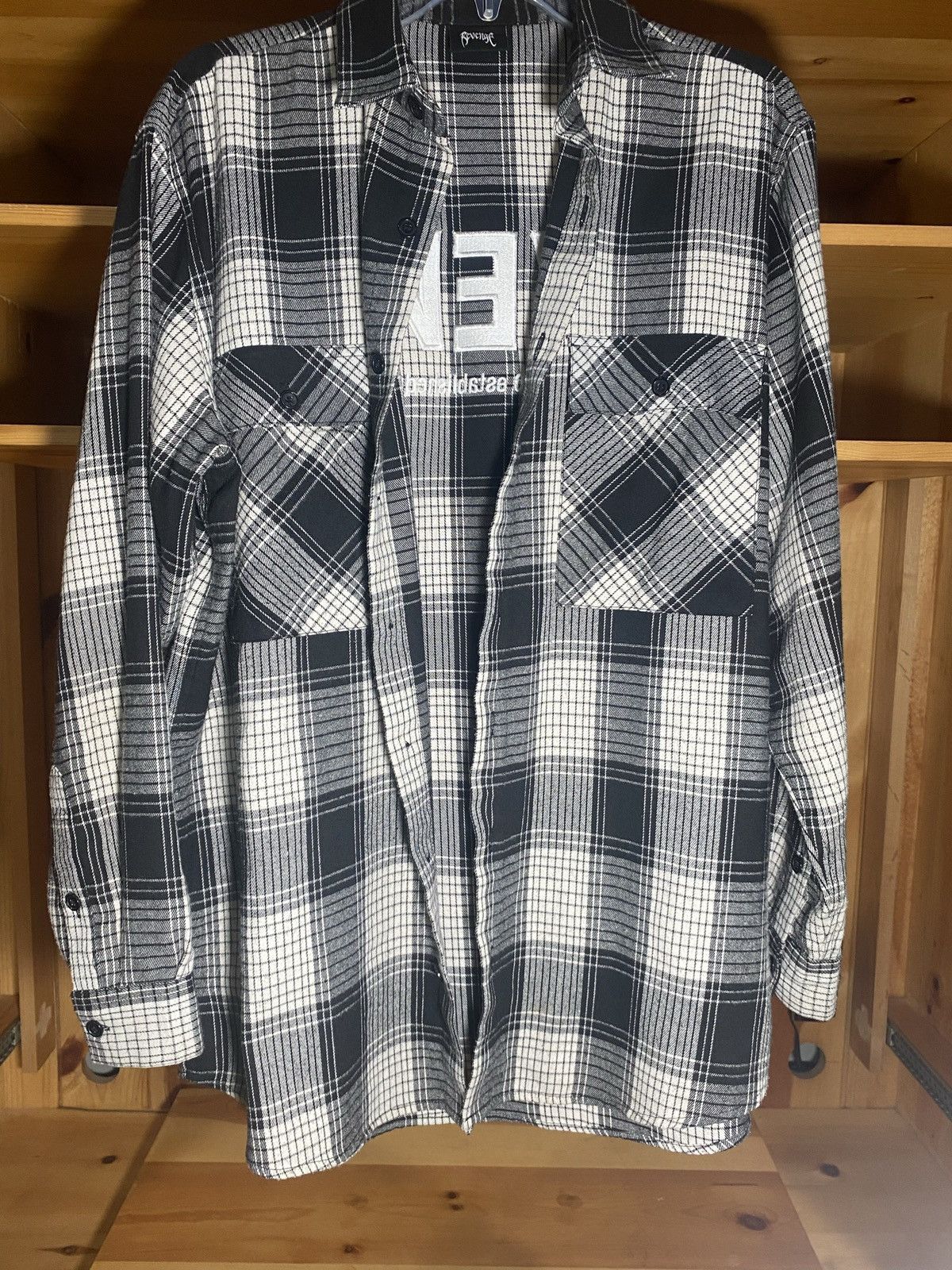Revenge Revenge Rust Embroidered Flannel Size US M / EU 48-50 / 2 - 5 Thumbnail