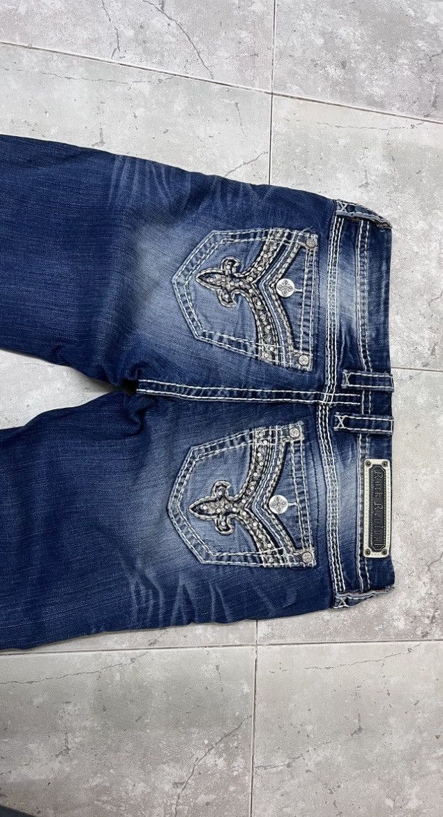 Rock Revival Rock Revival Daray skinny y2k jeans crazy embroidery Size 30" / US 8 / IT 44 - 2 Thumbnail