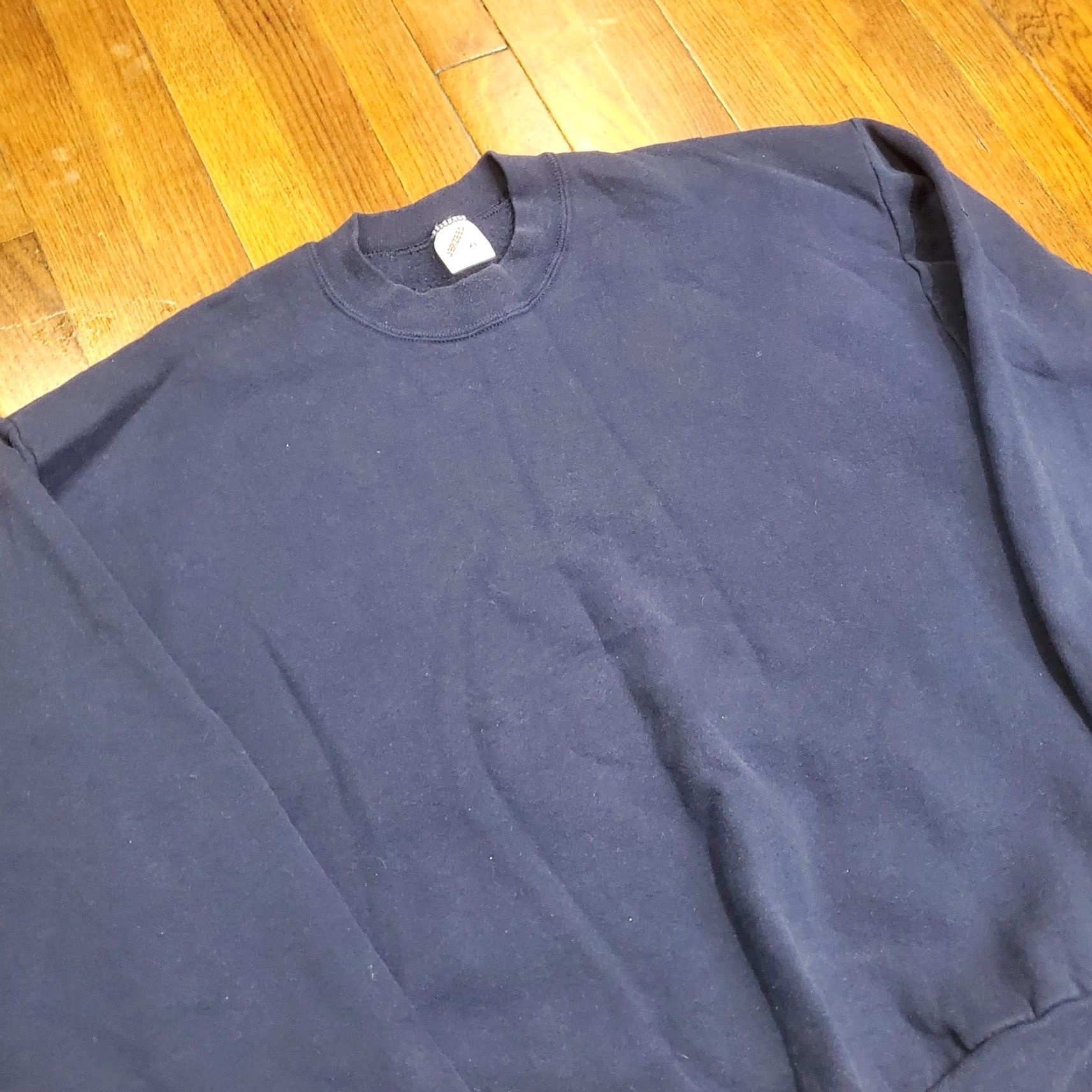 Jerzees VINTAGE Jerzees Sweatshirt Mens XL Blue Made USA Fleece Blank Crewneck 90s Size US XL / EU 56 / 4 - 4 Thumbnail