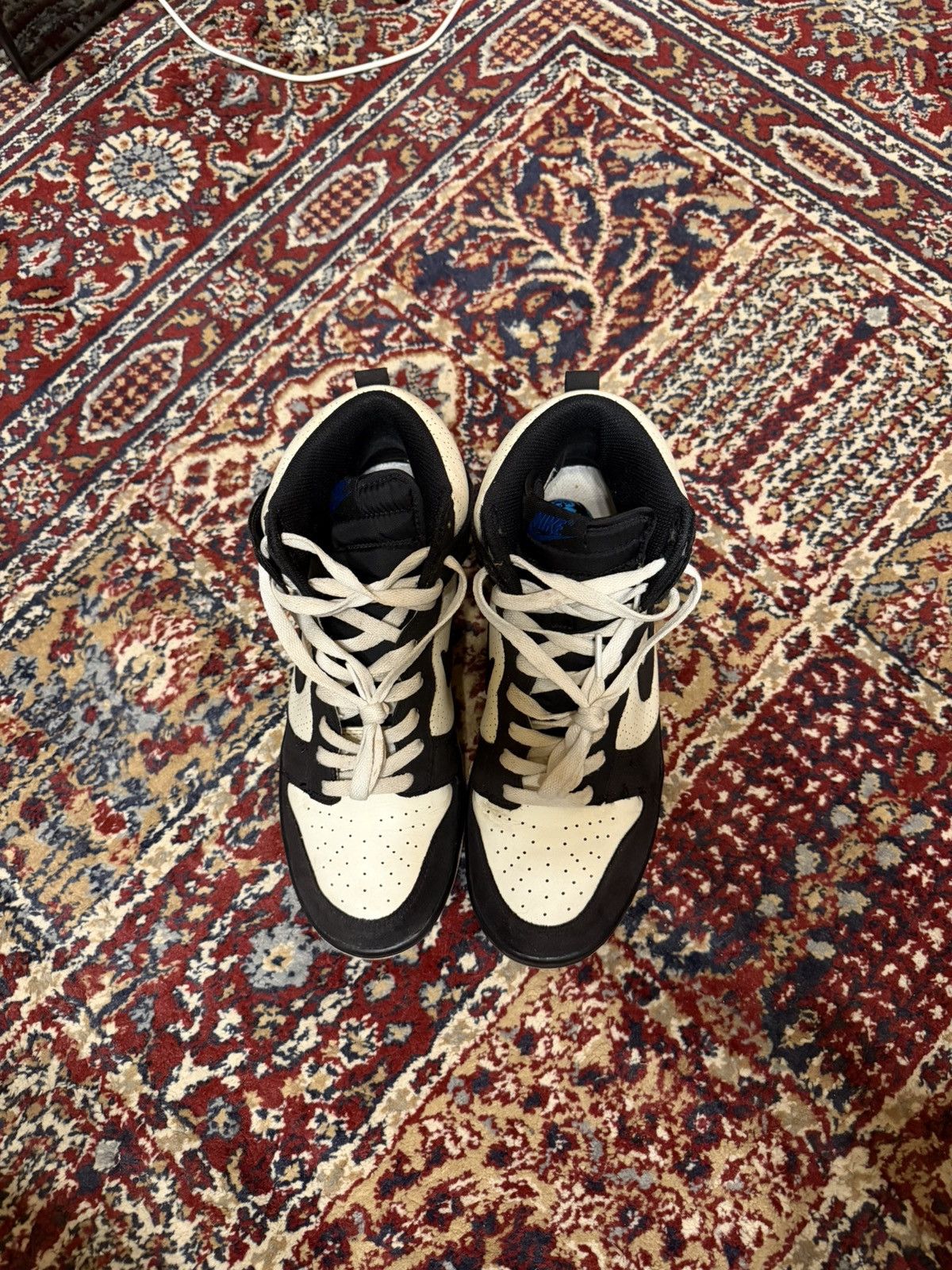 Nike Nike Dunk High Black White Size US 9 / EU 42 - 2 Thumbnail