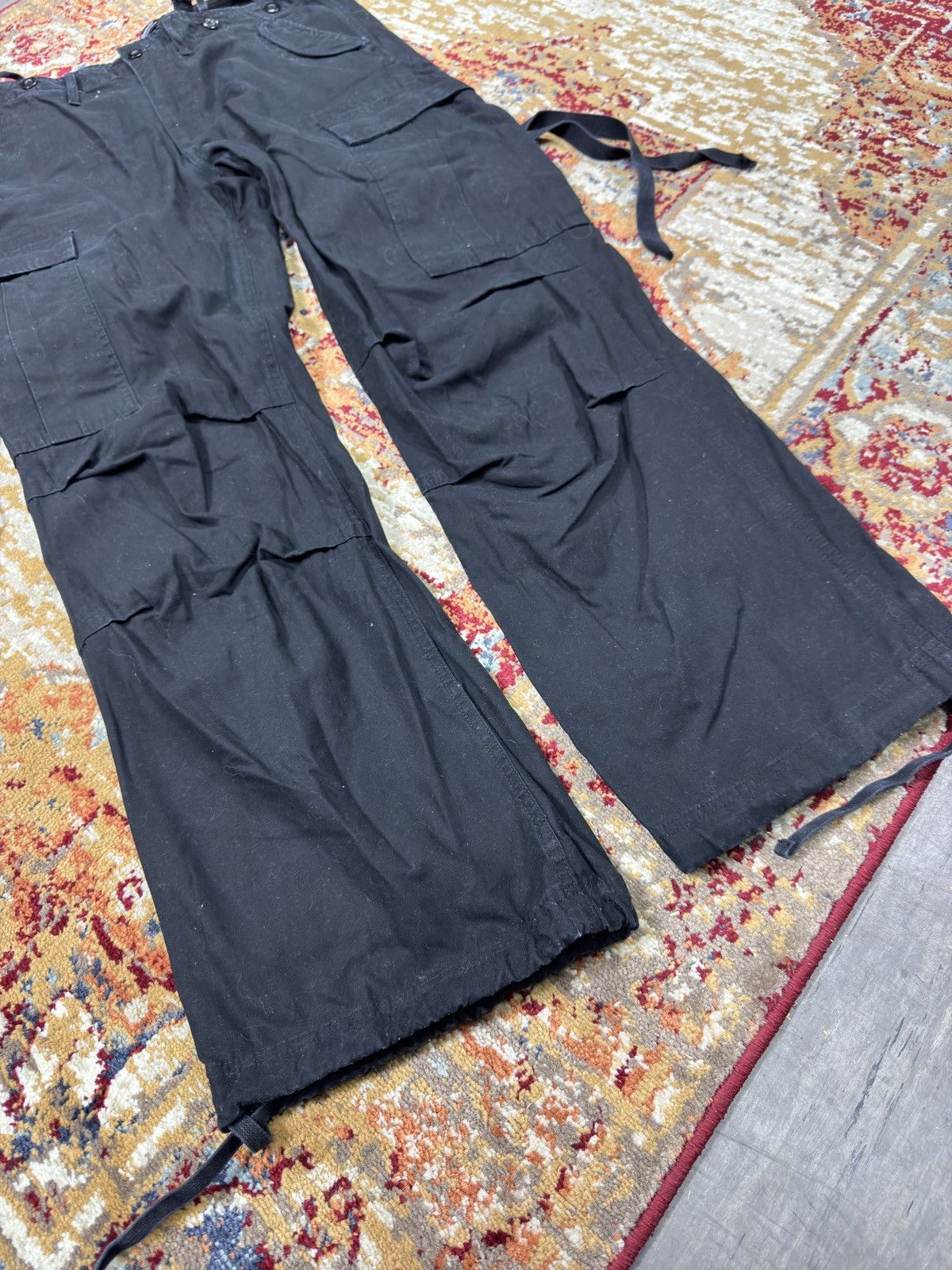 JNCO Vintage CRAZY JNCO Style Rap Wahsed Cargo Pants 90s Size US 36 / EU 52 - 2 Thumbnail