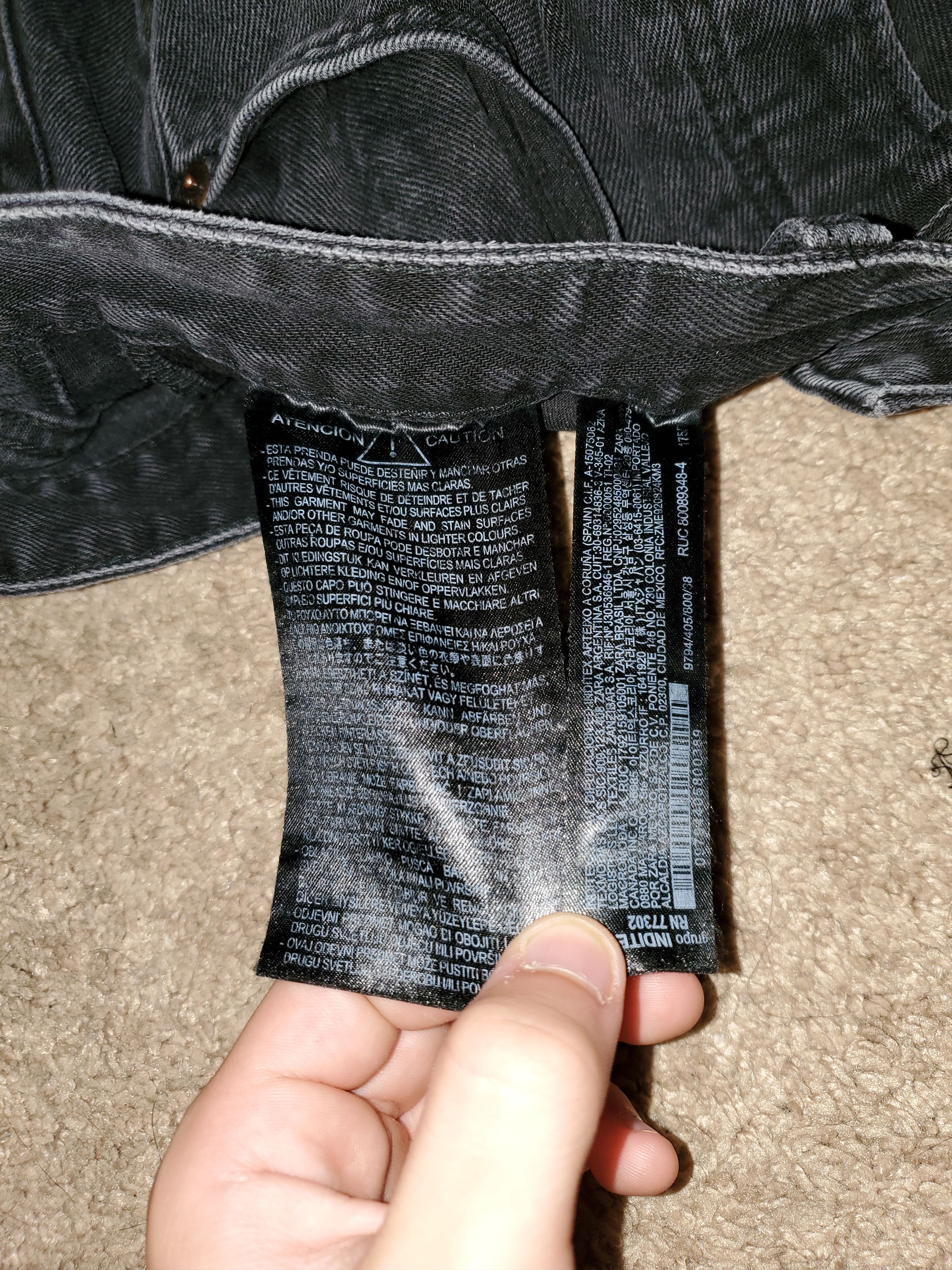 Zara Zara straight fit black jeans Size US 30 / EU 46 - 6 Thumbnail