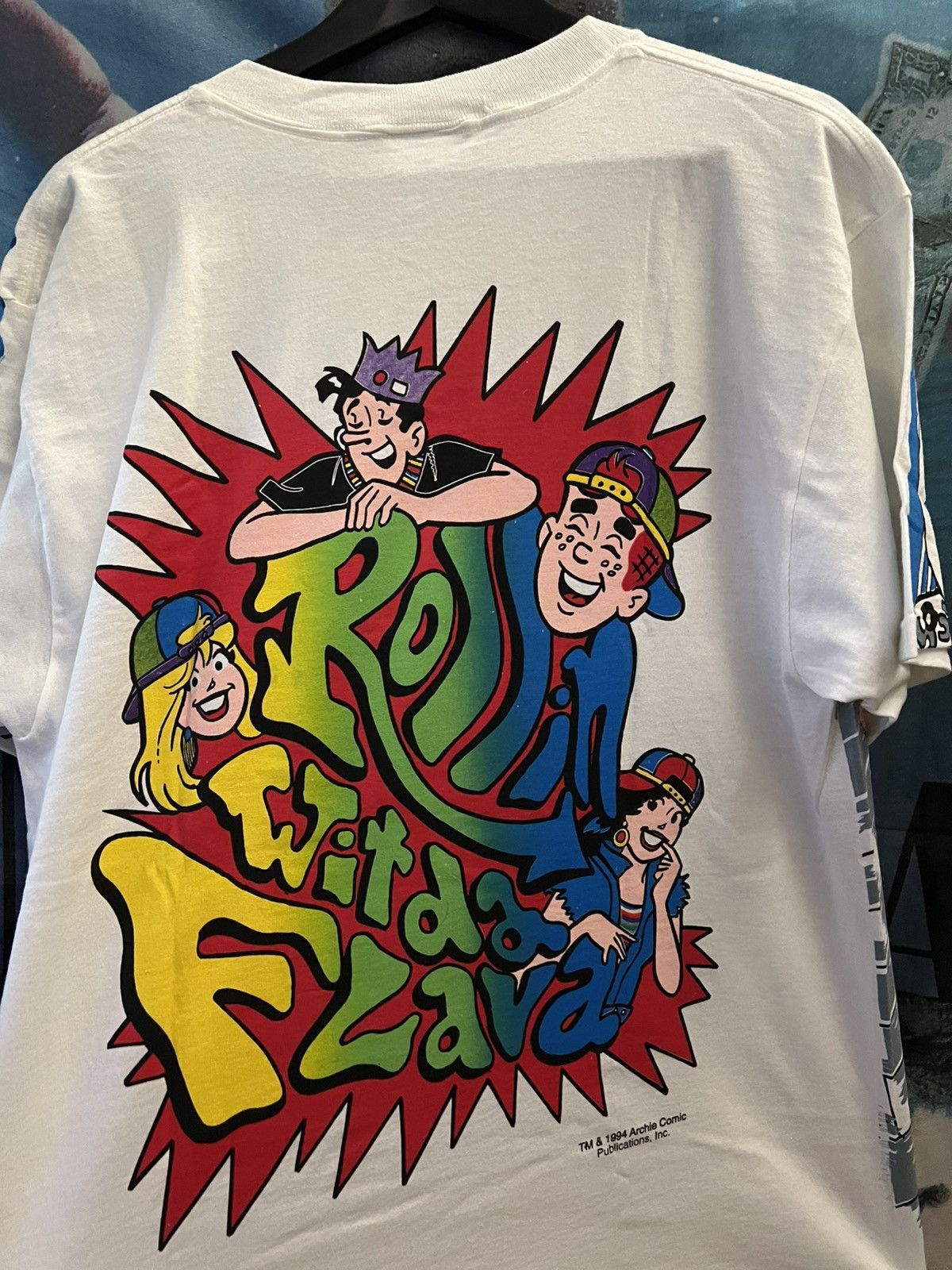 Vintage Vintage 1993-1994 Archive Comic All Over Print Deadstock Size US L / EU 52-54 / 3 - 5 Thumbnail