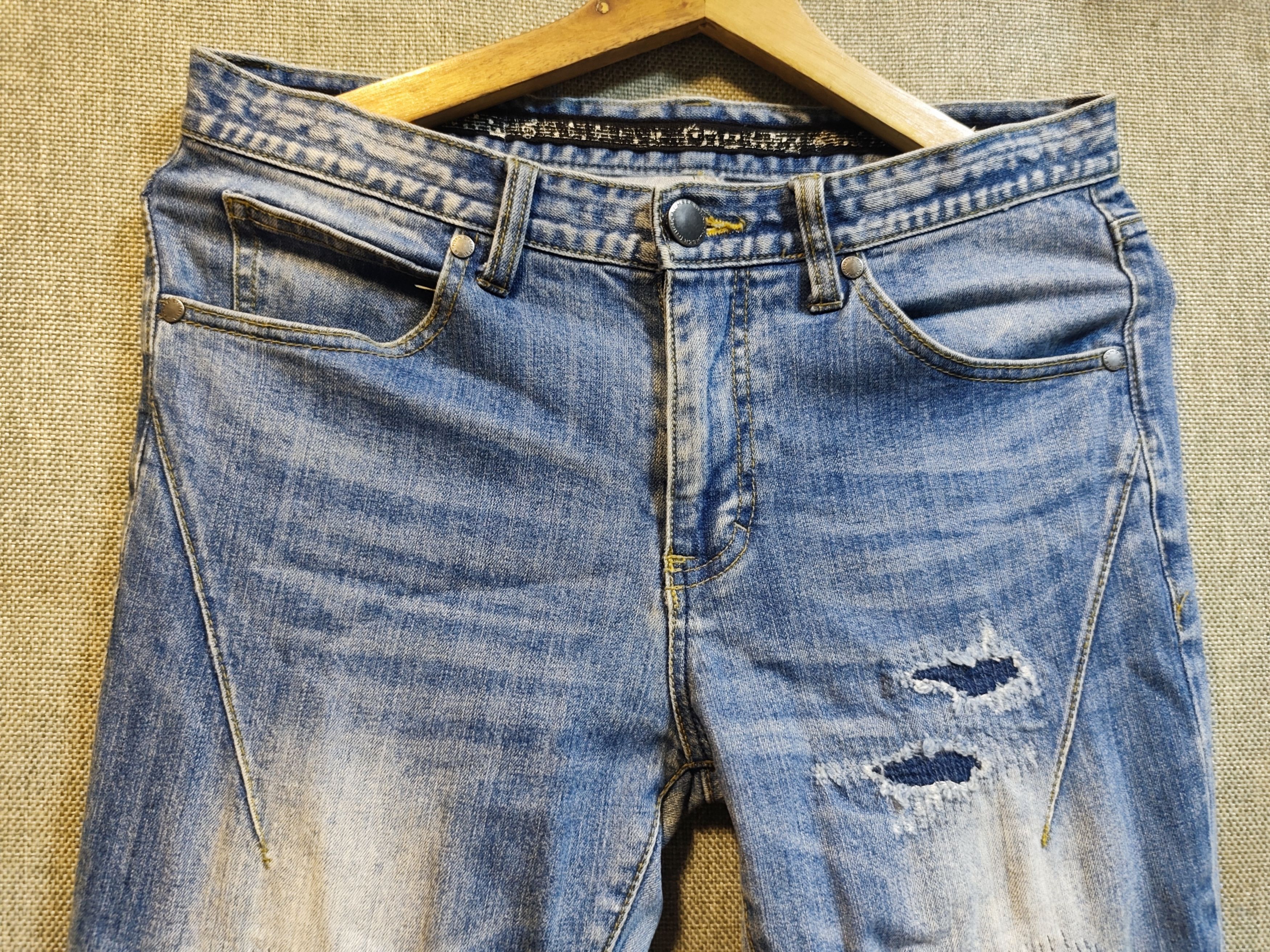 NANO universe × Number (N)ine Number Nine x Nano Universe Distressed Jeans Size US 30 / EU 46 - 5 Thumbnail