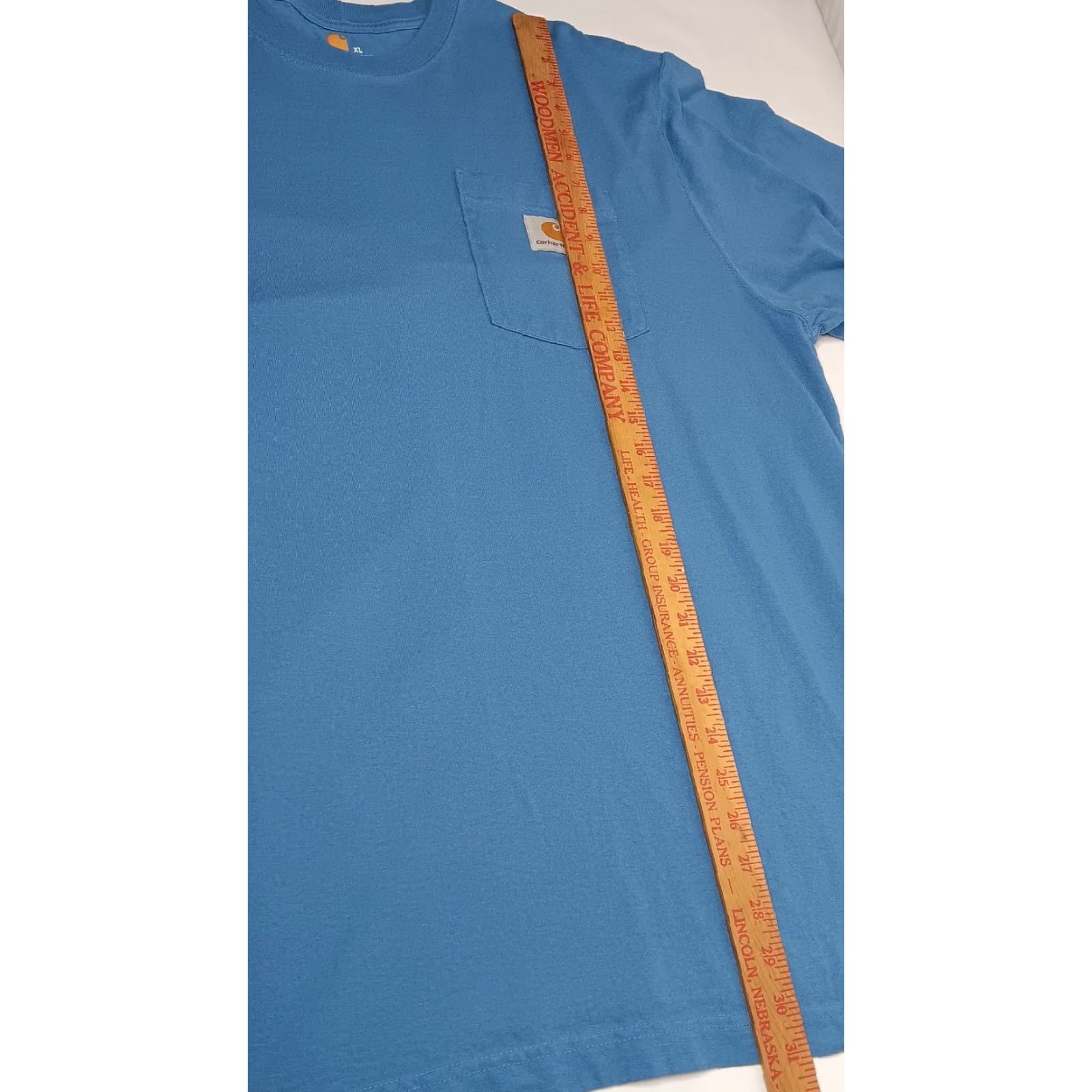 Carhartt CARHARTT Pocket T-Shirt XL Original Fit Logo Classic Workwear Blue Mens Size US XL / EU 56 / 4 - 7 Thumbnail