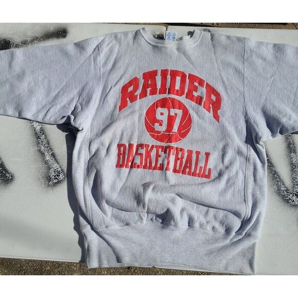 Champion Vintage Champion Reverse Weave Raiders Crewneck Sweatshirt Size US XL / EU 56 / 4 - 4 Thumbnail
