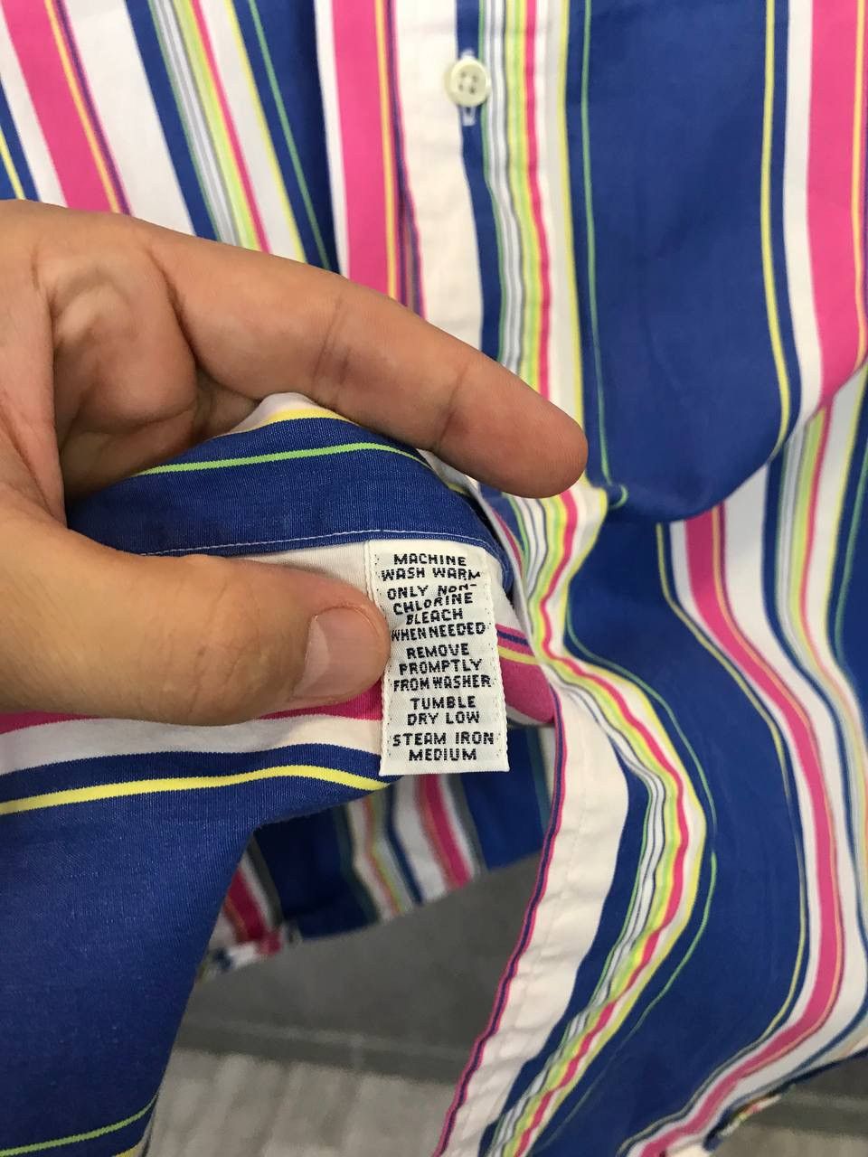 Polo Ralph Lauren Polo Ralph Lauren vintage striped designer logo shirt Size US XXL / EU 58 / 5 - 5 Thumbnail