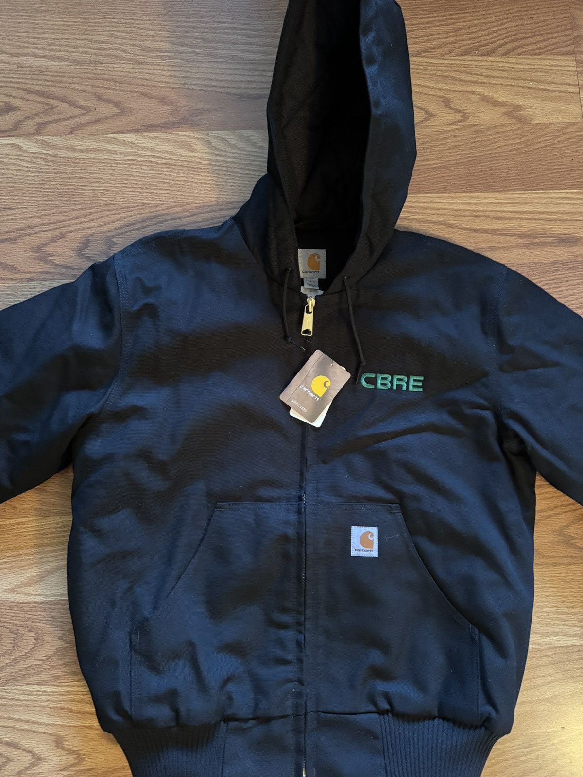 Carhartt Carhartt Hooded Black Jacket New Size US S / EU 44-46 / 1 - 1 Thumbnail