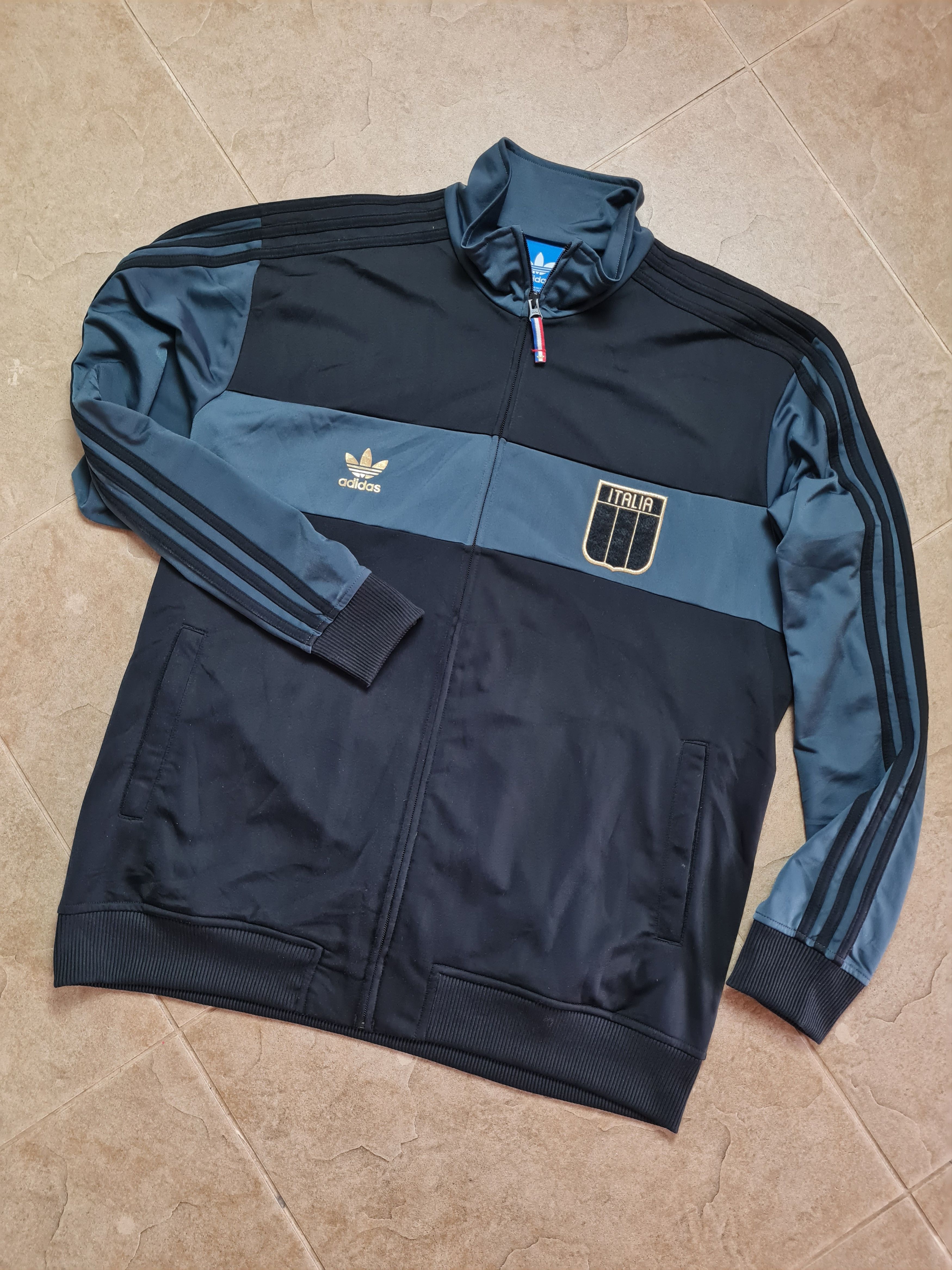 Adidas Vintage Adidas Originals Italy #7 Full Zip Jacket Track Top Size US XL / EU 56 / 4 - 2 Thumbnail