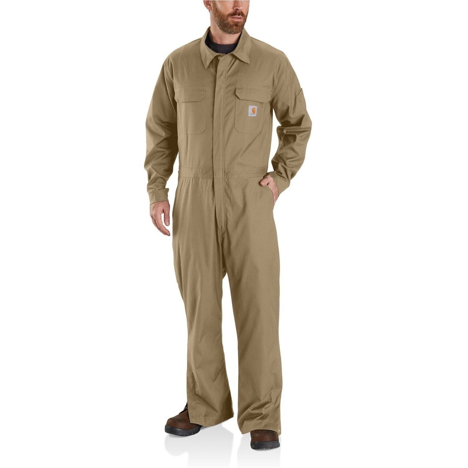 Carhartt Men's Rugged Coverall XL SHORT Dark Khaki 105019