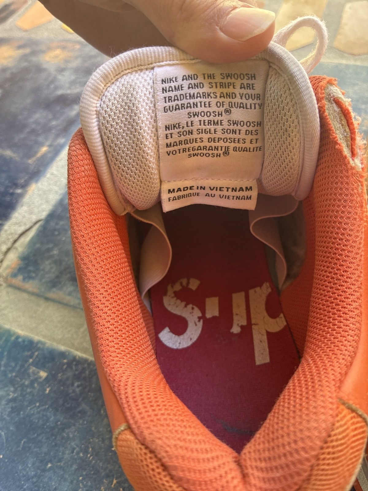 Supreme Supreme orange air force 2 Size US 10.5 / EU 43-44 - 5 Thumbnail