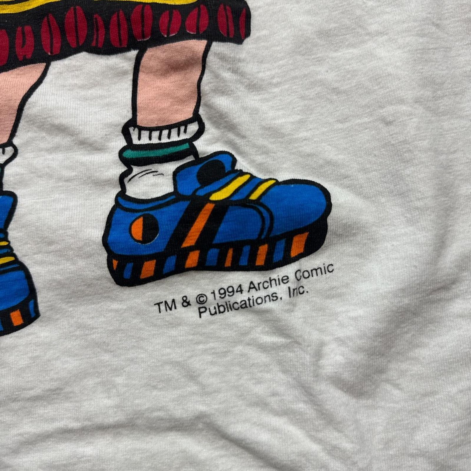 Vintage Archie Comics Big Print HipHop Rap Vintage 90s T-Shirt Size US XL / EU 56 / 4 - 3 Thumbnail