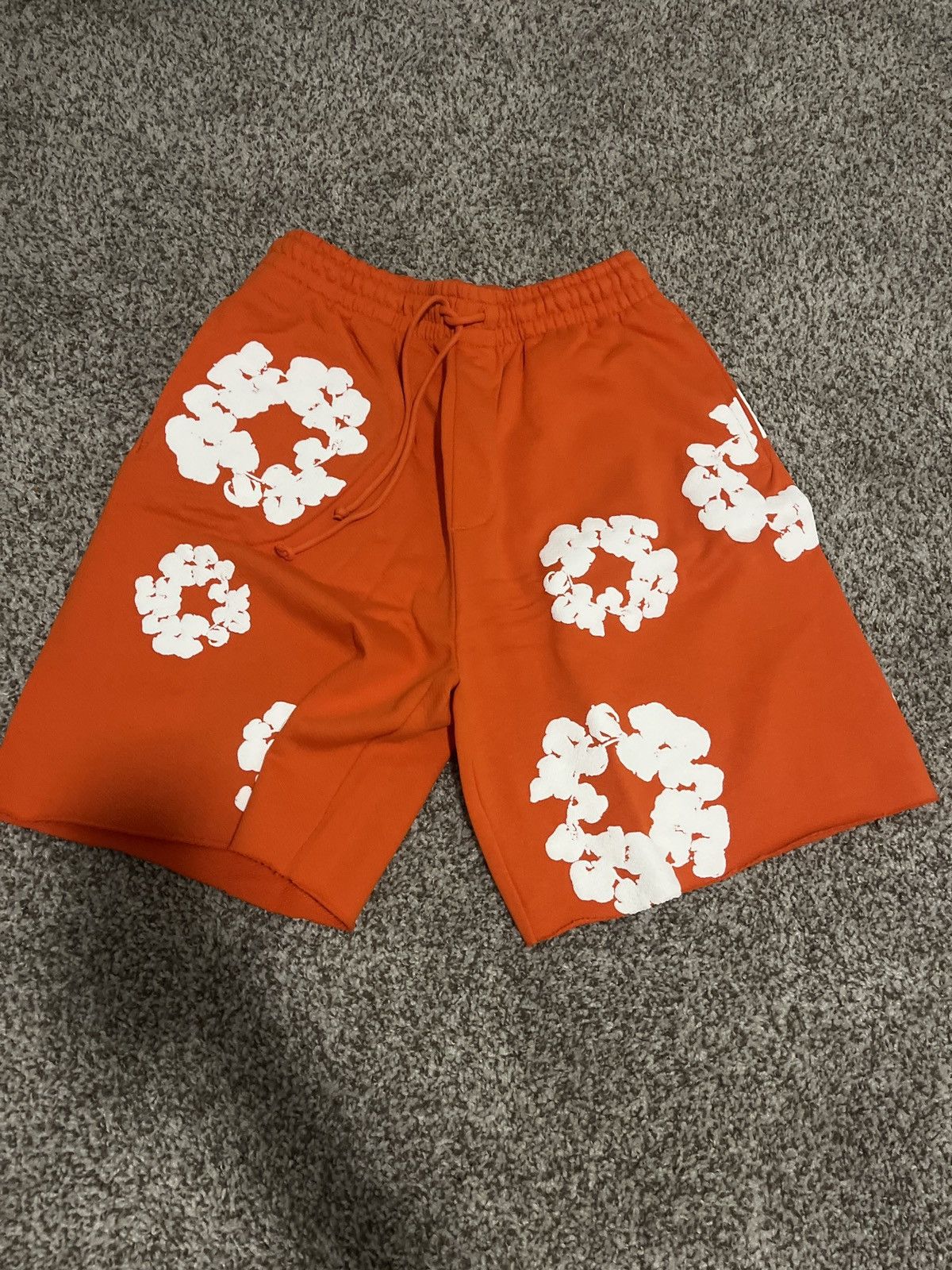 DENIM TEARS Denim Tears Orange Sweatshort Size Small Size US 28 / EU 44 - 1 Thumbnail