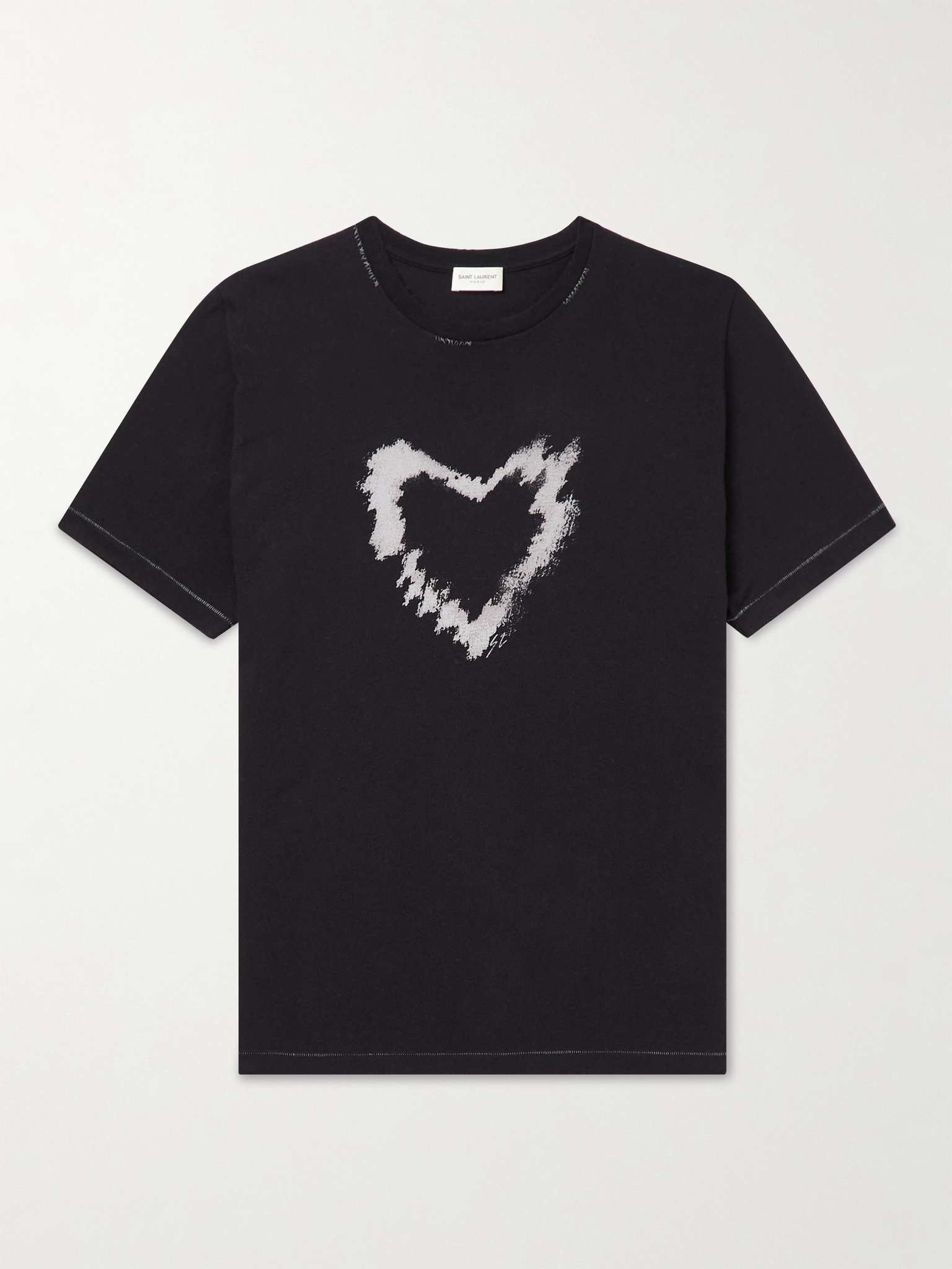 Saint Laurent Paris heart t-shirt Size US XXL / EU 58 / 5 - 1 Thumbnail