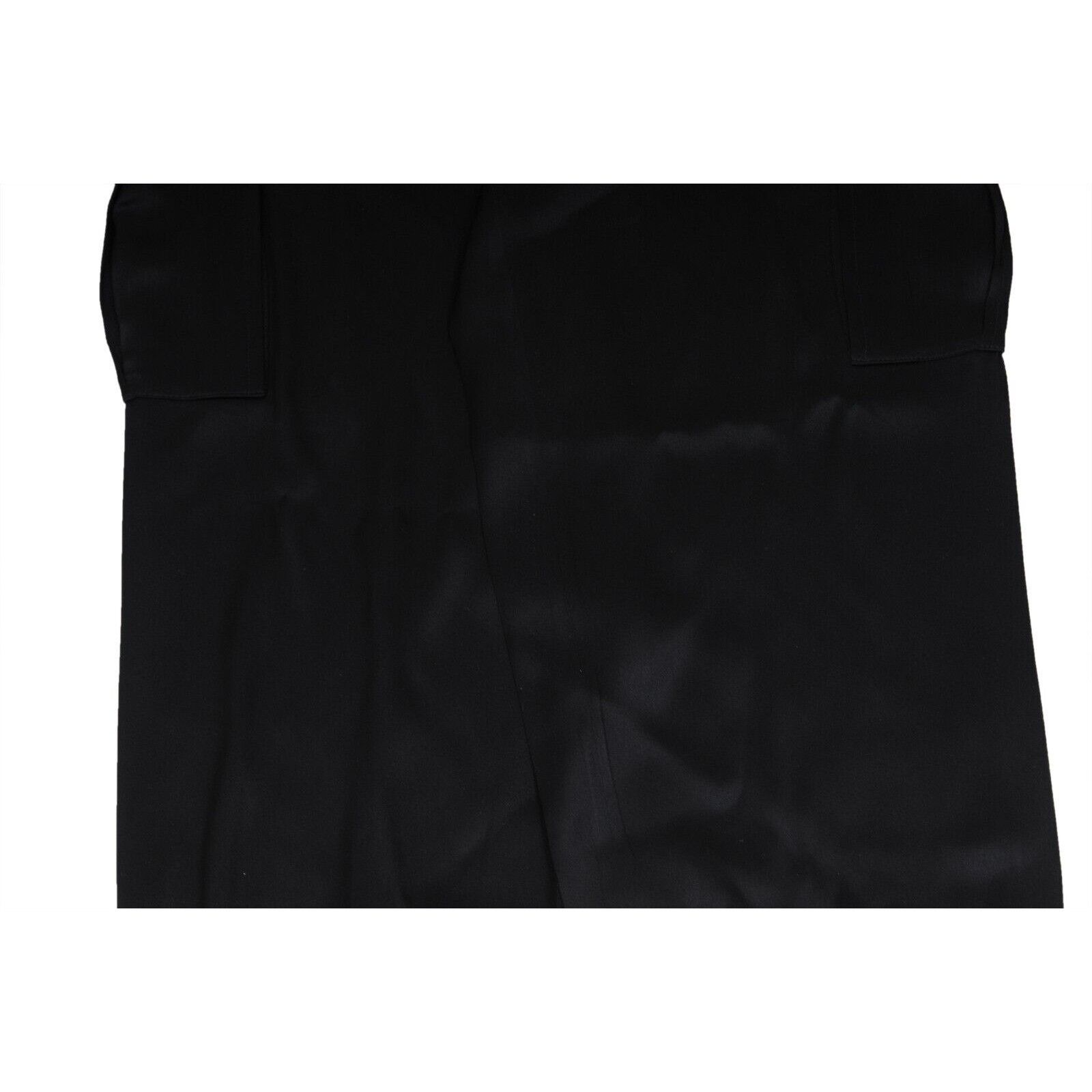Versace Cargo Pocket Pants IT 50 Black Silk Trousers Size US 34 / EU 50 - 4 Thumbnail