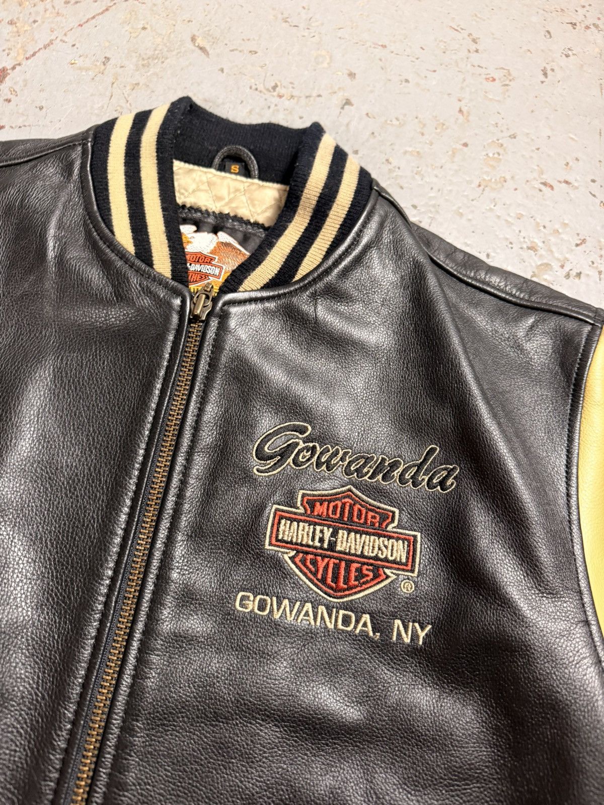 Harley Davidson Insane Vintage Harley Davidson Leather 2 Tone Classic Jacket Size US M / EU 48-50 / 2 - 2 Thumbnail