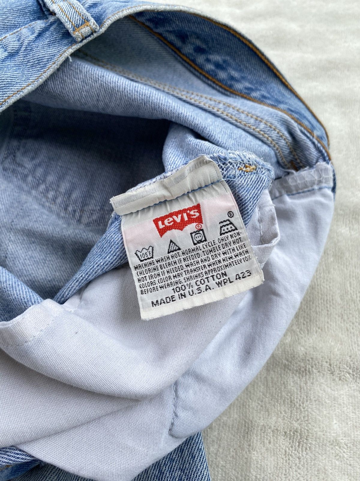 Levi's VINTAGE LEVIS 501xx DISTRESSED JEANS PANTS Size US 33 - 11 Thumbnail