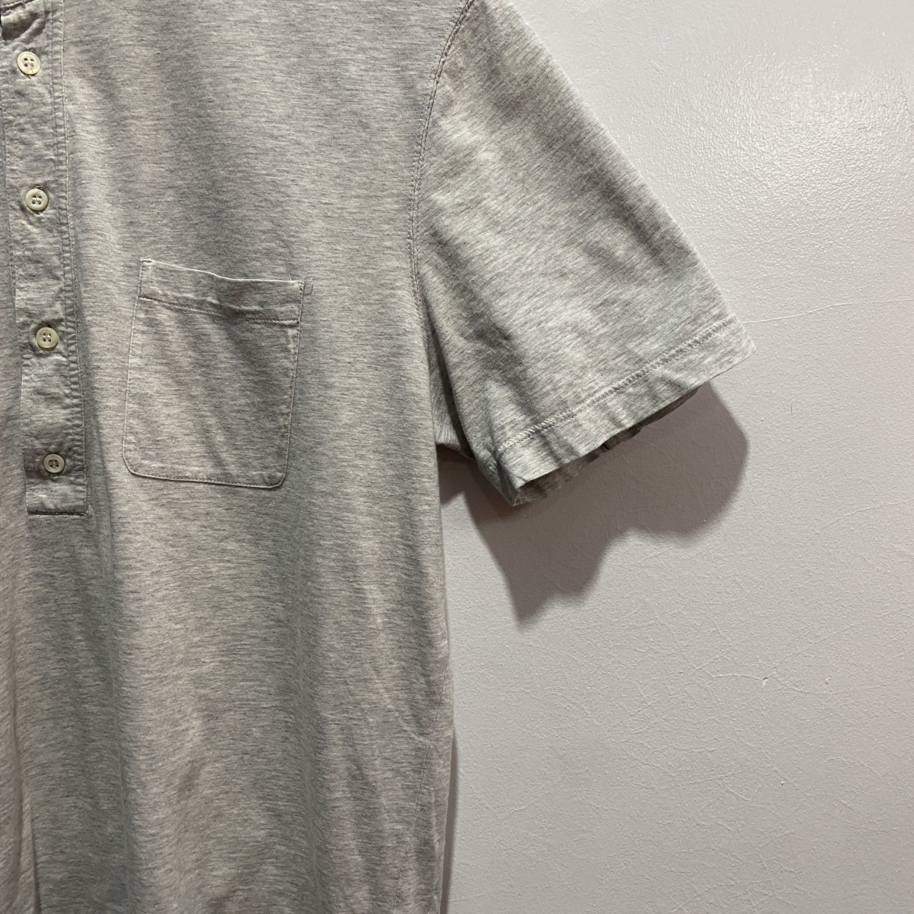 Brunello Cucinelli Brunello Cucinelli Grey Henley Collar Shirt M Size US M / EU 48-50 / 2 - 5 Thumbnail