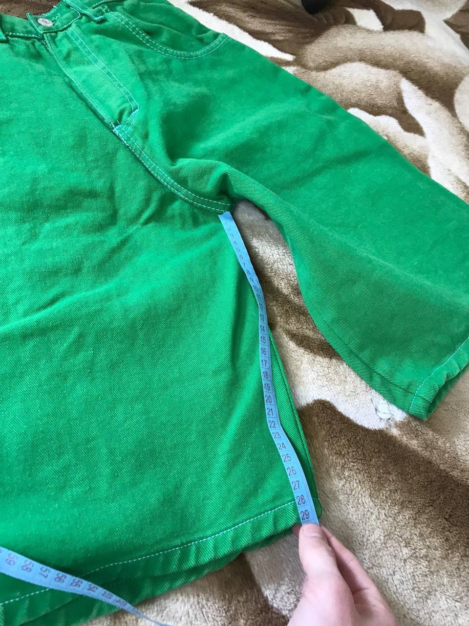 Vintage 🔥 Rare Y2K Baggy Shorts Rap Styled Streetwear Ishu Denim Size US 28 / EU 44 - 9 Thumbnail