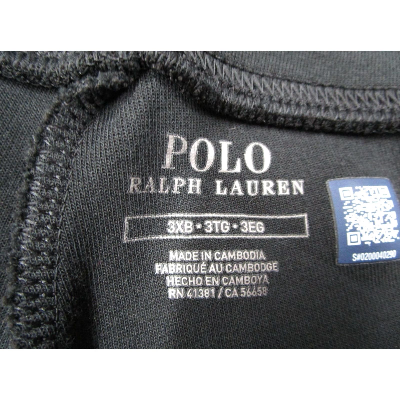 Polo Ralph Lauren Polo Ralph Lauren Sweatpants Mens 3XB Black Jogger Elastic Waist Cuffed Logo Size US XXL / EU 58 / 5 - 2 Thumbnail