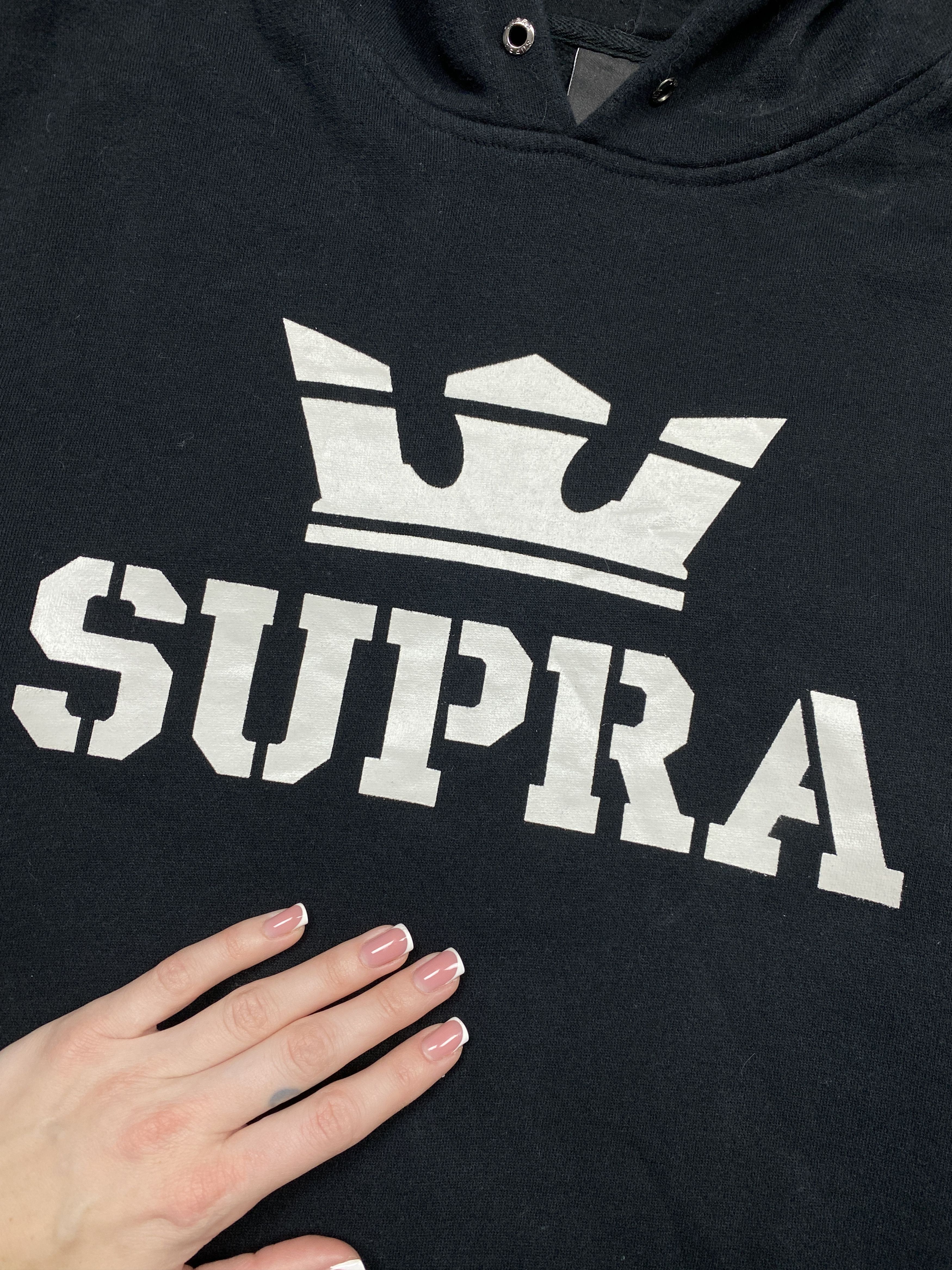 Japanese Brand × Supra Supra Mens Big Logo Hoodie Size US XL / EU 56 / 4 - 3 Thumbnail