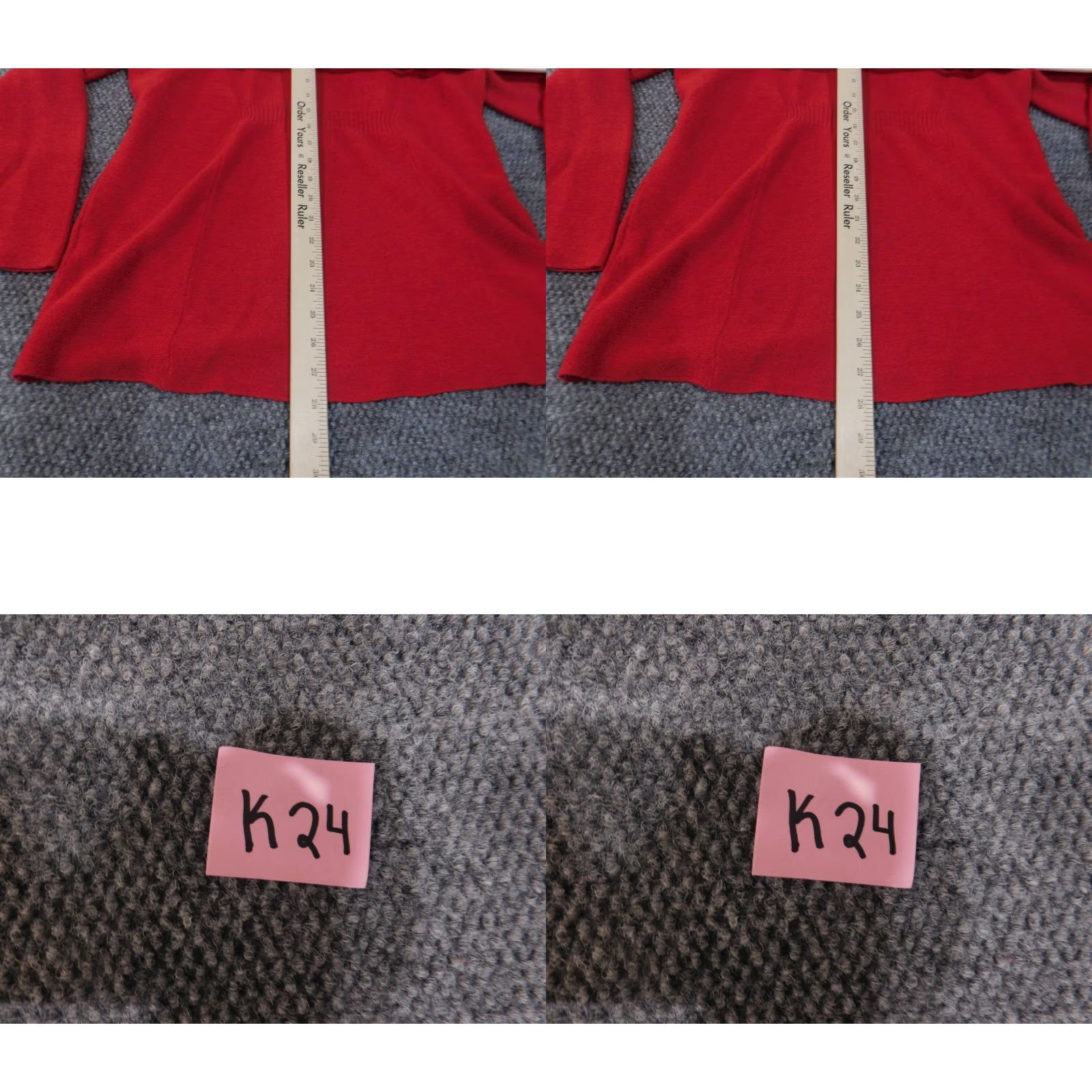 Eileen Fisher VINTAGE? No. Eileen Fisher Sweater Cardigan Wool Open Front Lightweight Red Petite Large Bell Sleeve Womens Size L / US 10 / IT 46 - 11 Thumbnail
