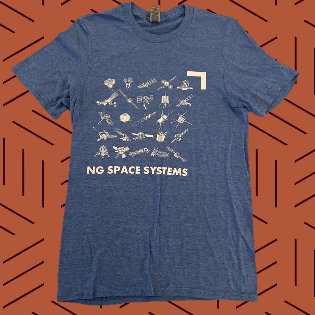 Vintage Northrop Grumman NG Space Systems Manufacturer Shirt XS Blue Space Size US XS / EU 42 / 0 - 1 Thumbnail