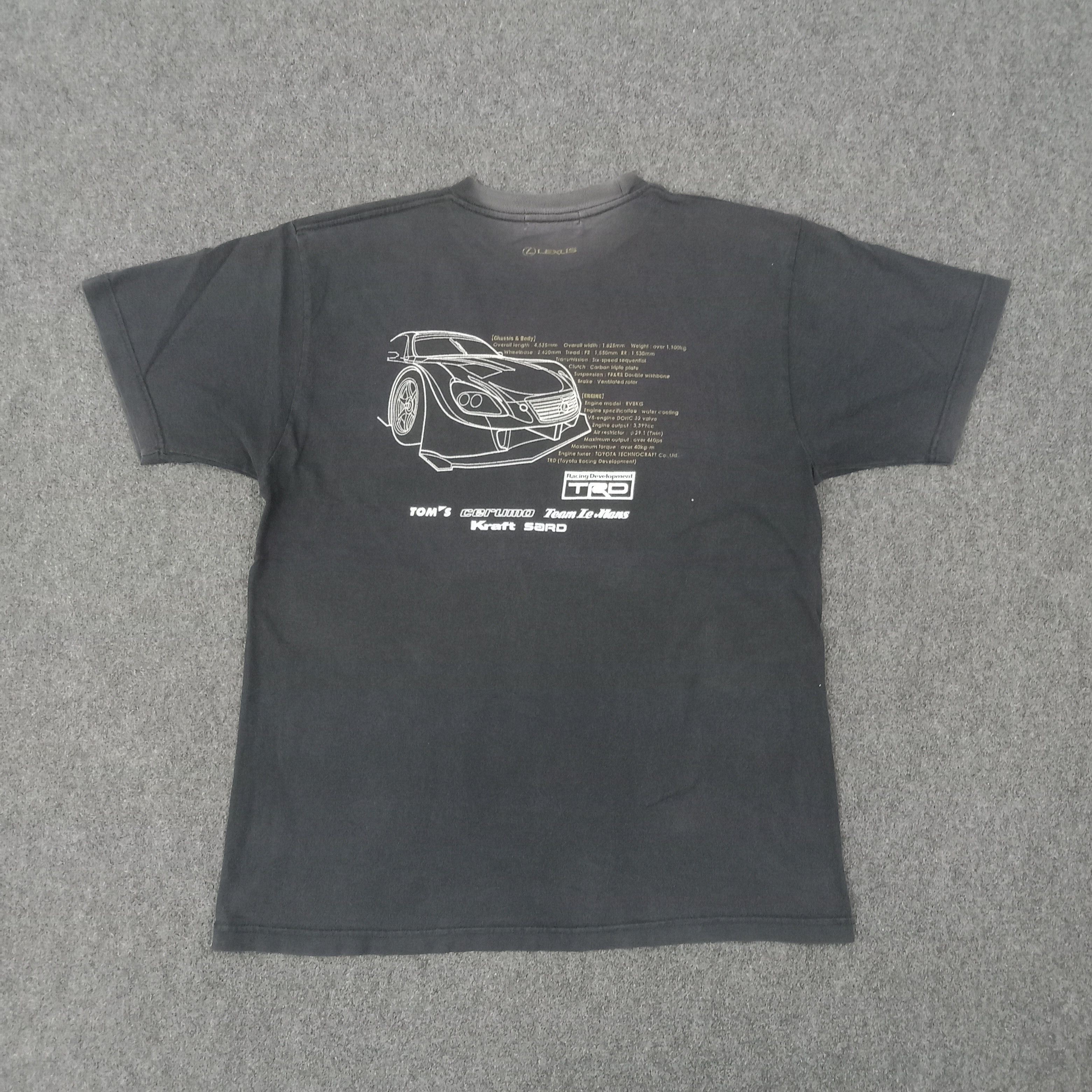 Japanese Brand Lexus TRD Japanese Racing Motorsports Tshirt C267N49 Size US L / EU 52-54 / 3 - 1 Thumbnail