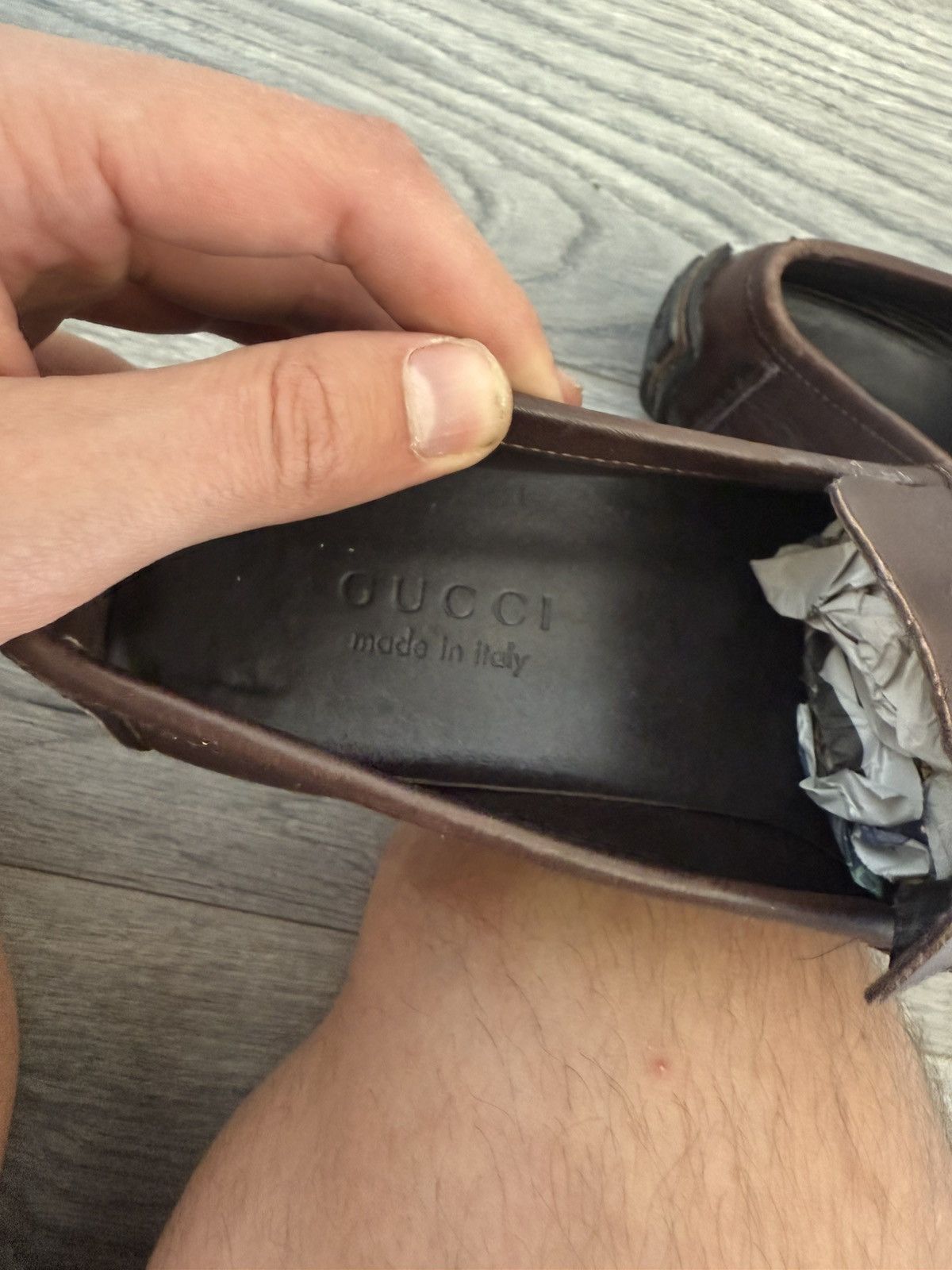 Gucci Classic Brown Leather Horsebit Loafers Size US 9 / EU 42 - 12 Thumbnail