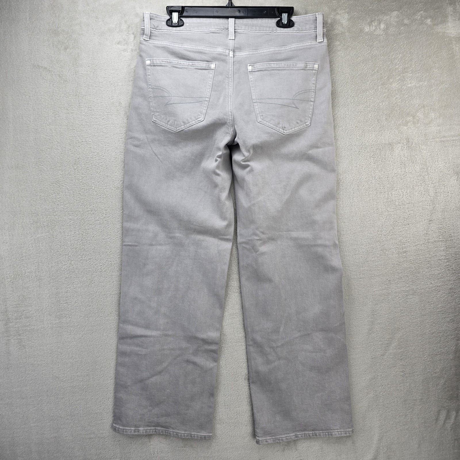 Abercrombie & Fitch Abercrombie Fitch Stovepipe Jeans 10 Long Gray (Fits 34x30) Size 34" / US 12 / IT 48 - 10 Thumbnail