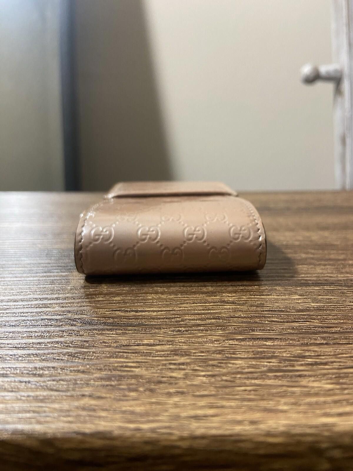 Gucci Gucci Guccissima rose gold pink leather cigarette case pouch Size ONE SIZE - 7 Thumbnail
