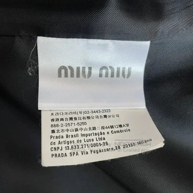 Miu Miu Miu Miu Grey Cotton Jacket for Women . Size M / US 6-8 / IT 42-44 - 5 Thumbnail