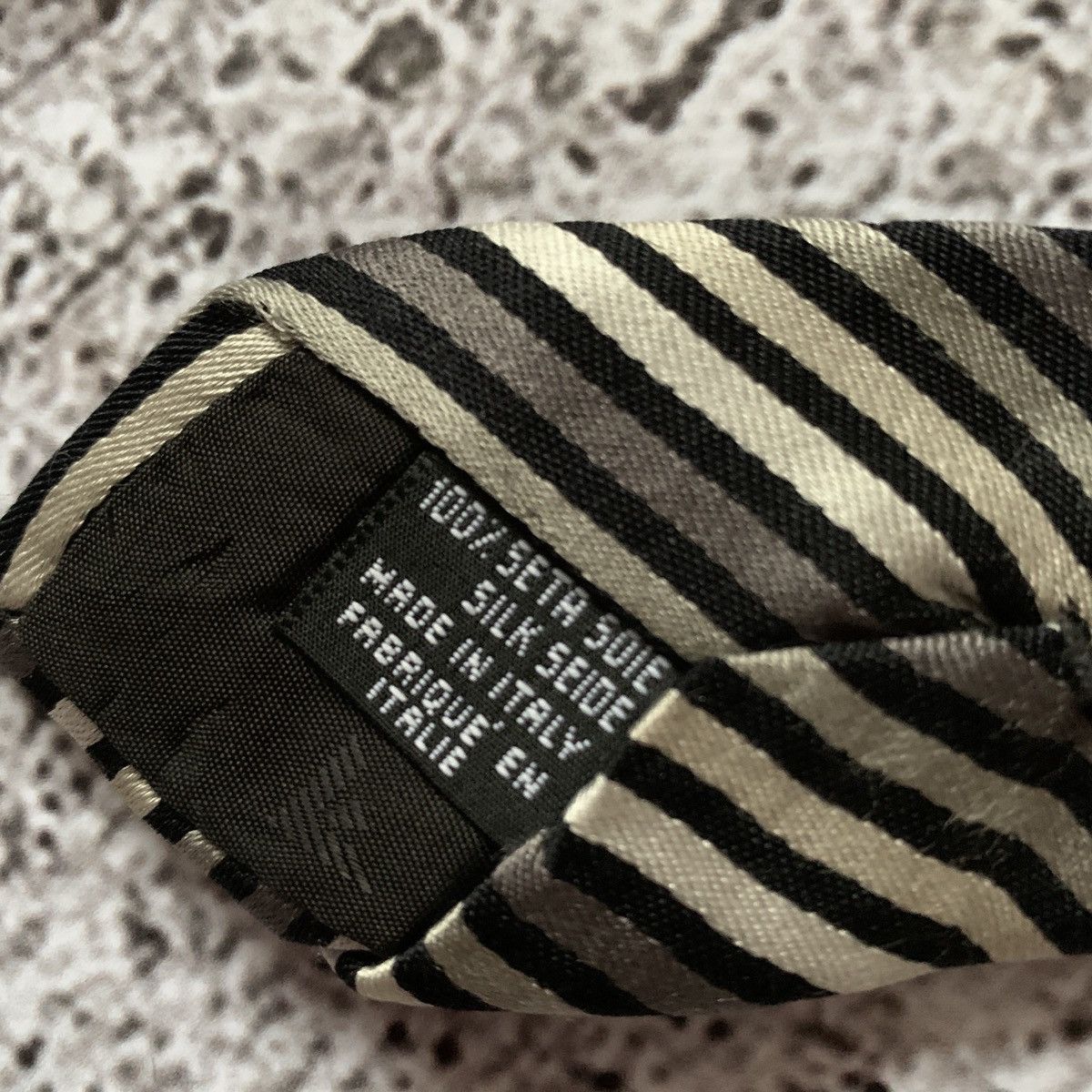 Emporio Armani Emporio Armani ties striped silk Size ONE SIZE - 4 Thumbnail