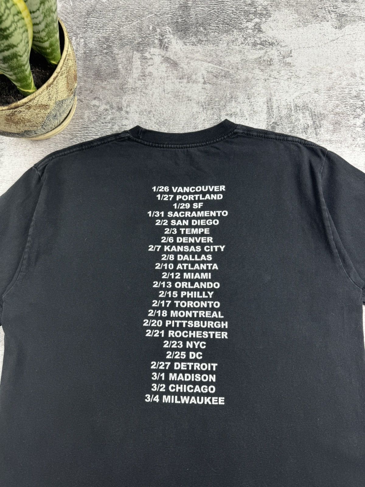 Golf Wang Golf Wang X Vince Staples Tour Rap Hip Hop Faded T Shirt Tee Size US M / EU 48-50 / 2 - 12 Thumbnail
