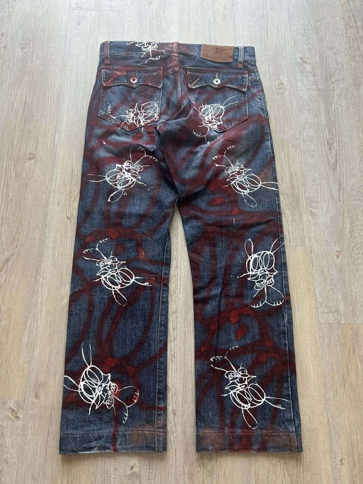 Skoloct Skoloct 1 of 1 painted denim Size US 29 - 2 Thumbnail