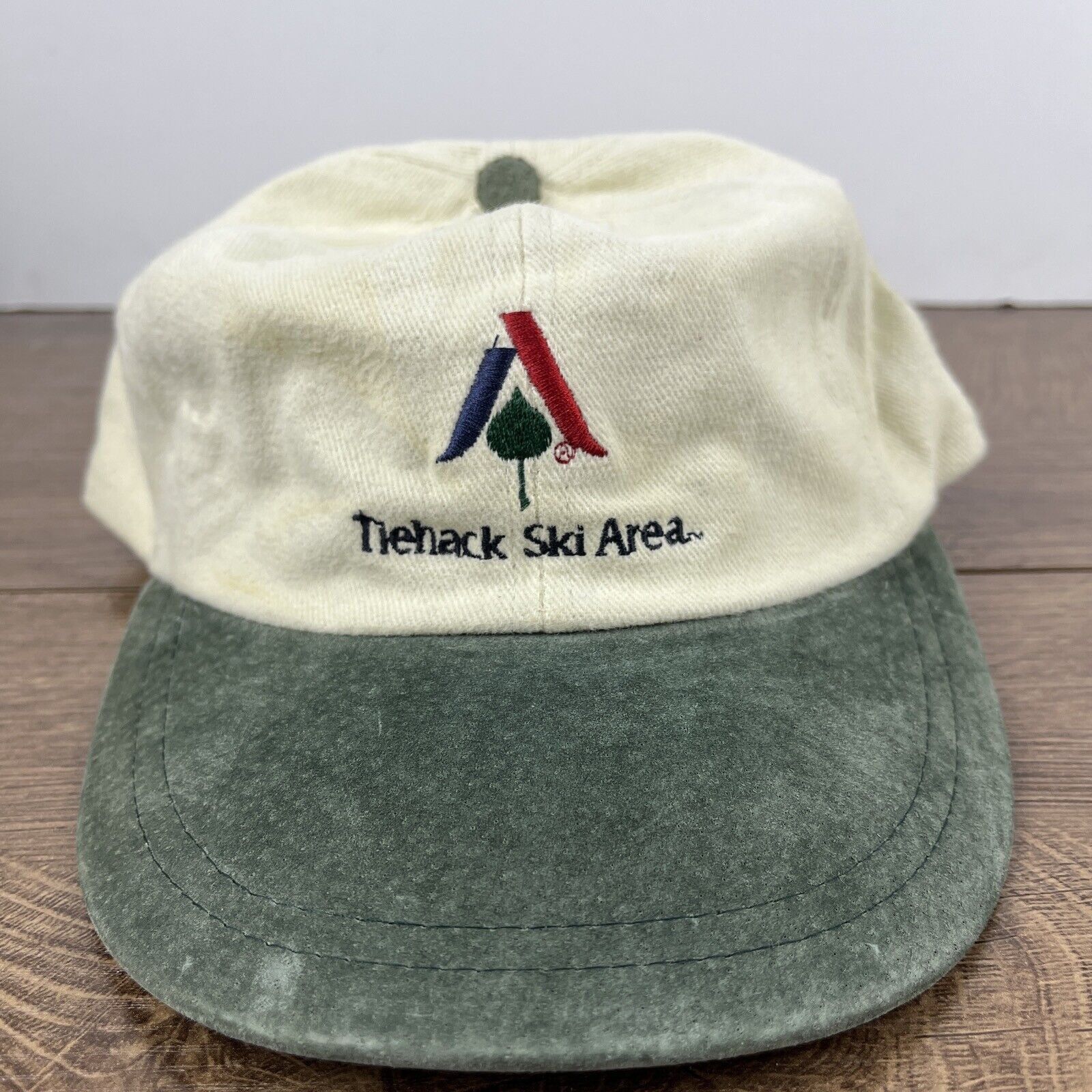 Other Tiehack Ski Area Hat Tiehack Tan Brown Hat Adjustable Adult Size ONE SIZE - 6 Thumbnail