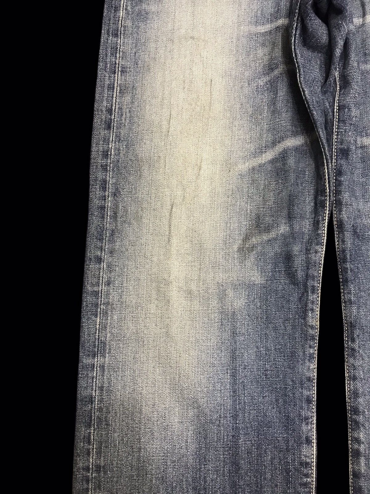 Edwin 💥WIDE💥VINTAGE EDWIN 505X SELVEDGE MINIMAL FADES DENIM F396 Size US 31 - 6 Thumbnail