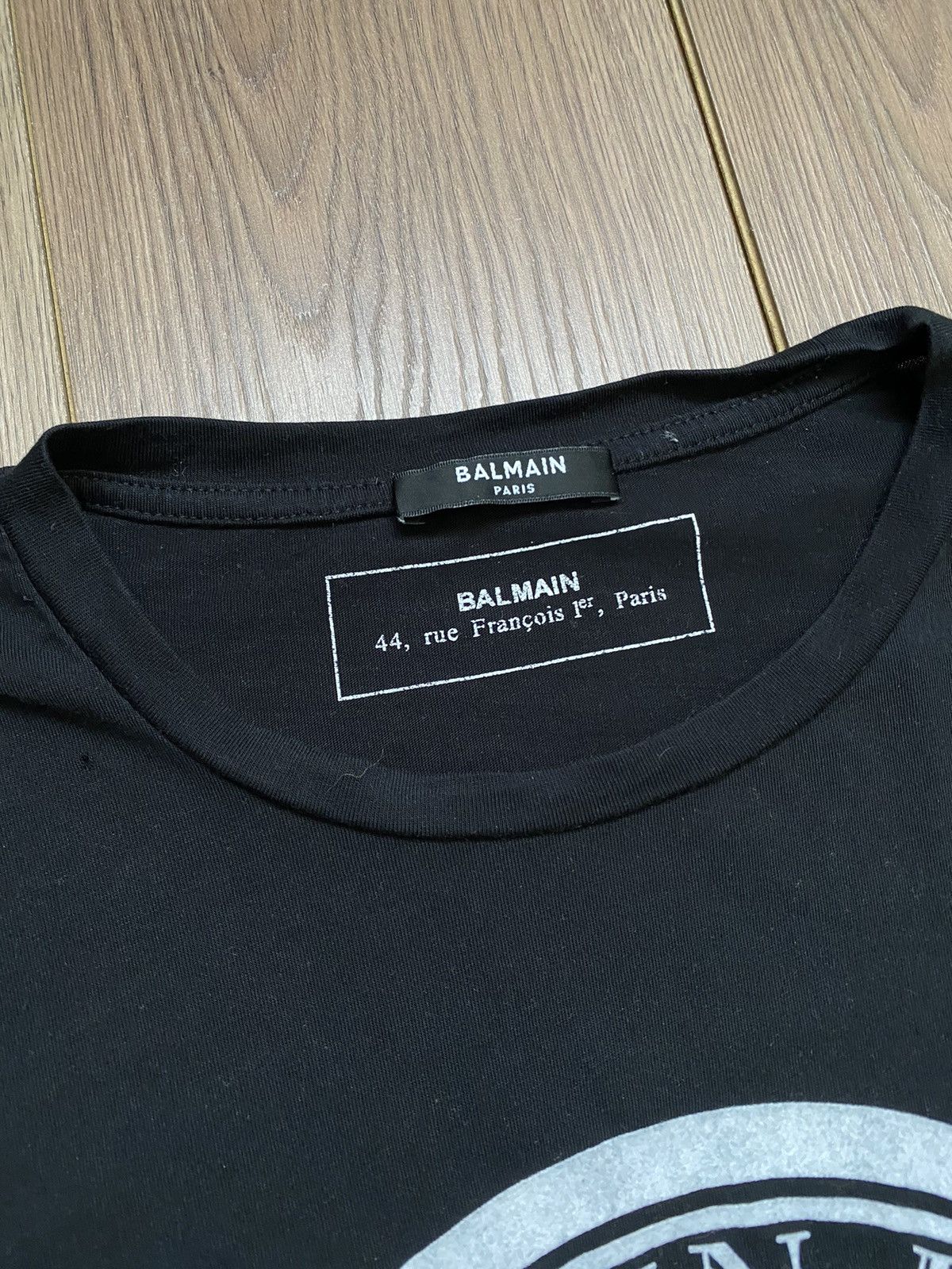 Balmain Luxury Balmain Big Logotype Velour Black Size M Size US M / EU 48-50 / 2 - 5 Thumbnail